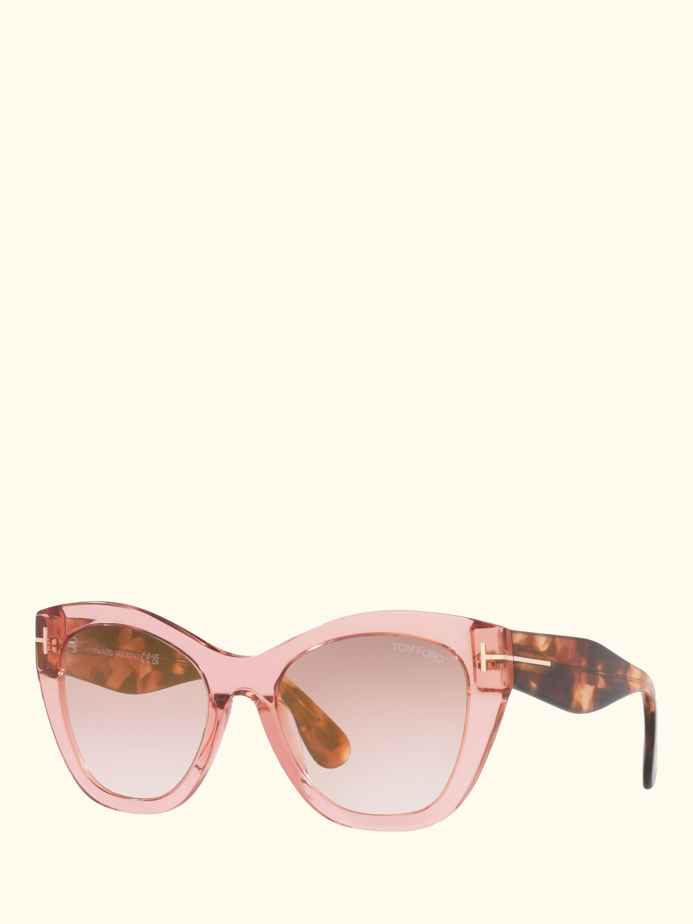 TR001422 Women's Oval Sunglasses, Pink/Pink Gradient