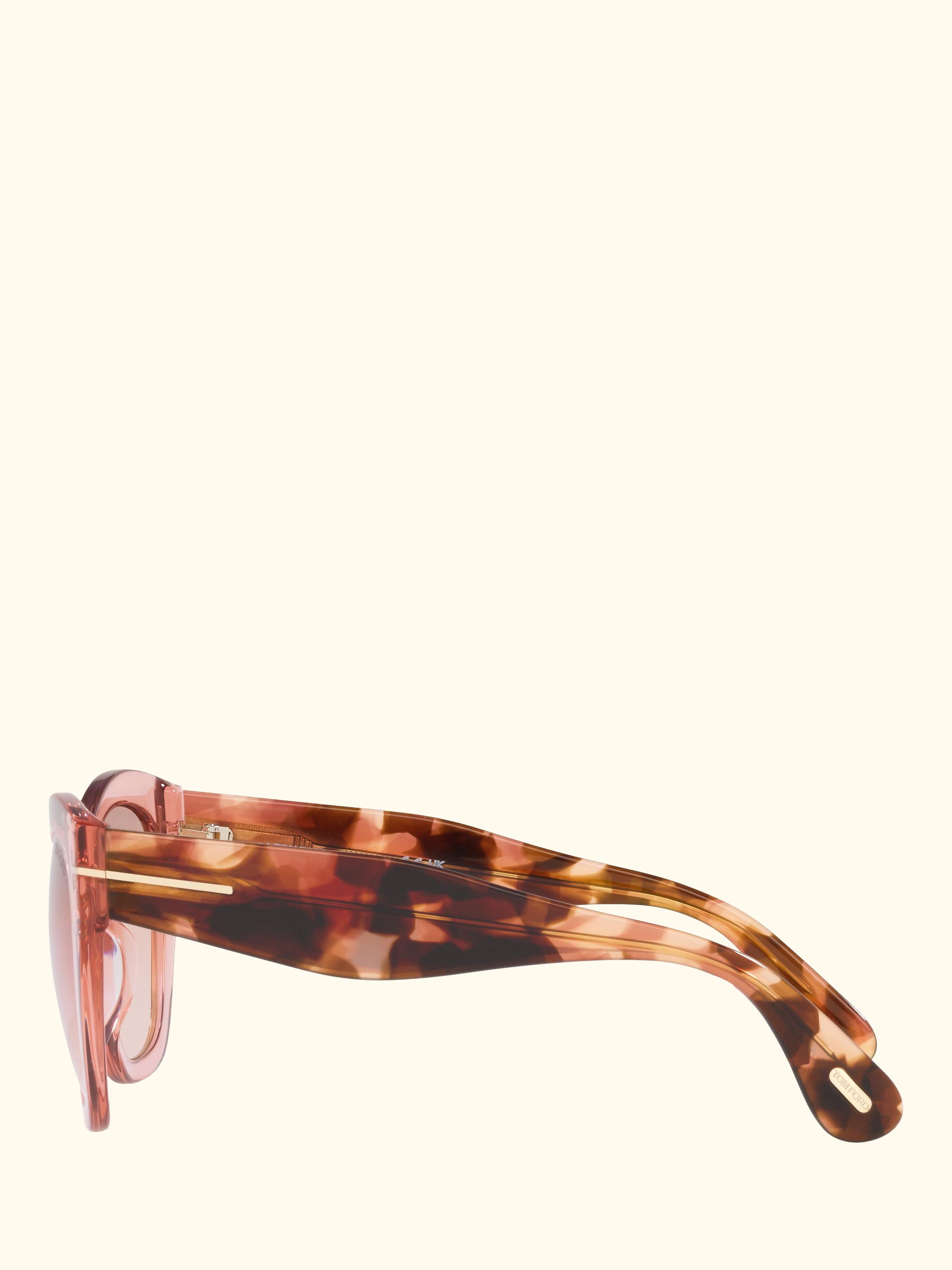 TR001422 Women's Oval Sunglasses, Pink/Pink Gradient