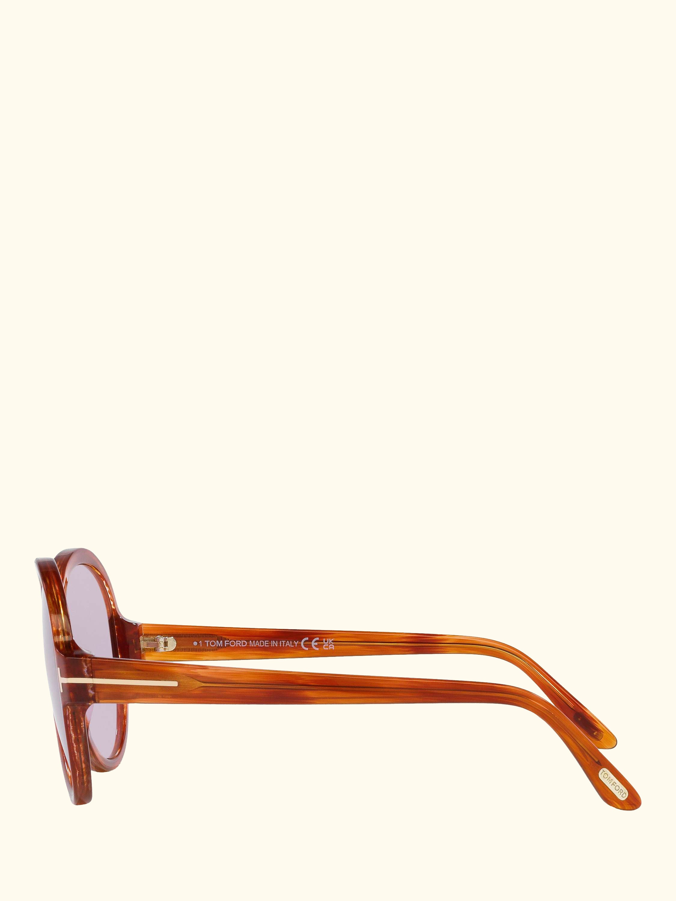 TR001640 Women's Aviator Sunglasses, Light Brown/Lilac