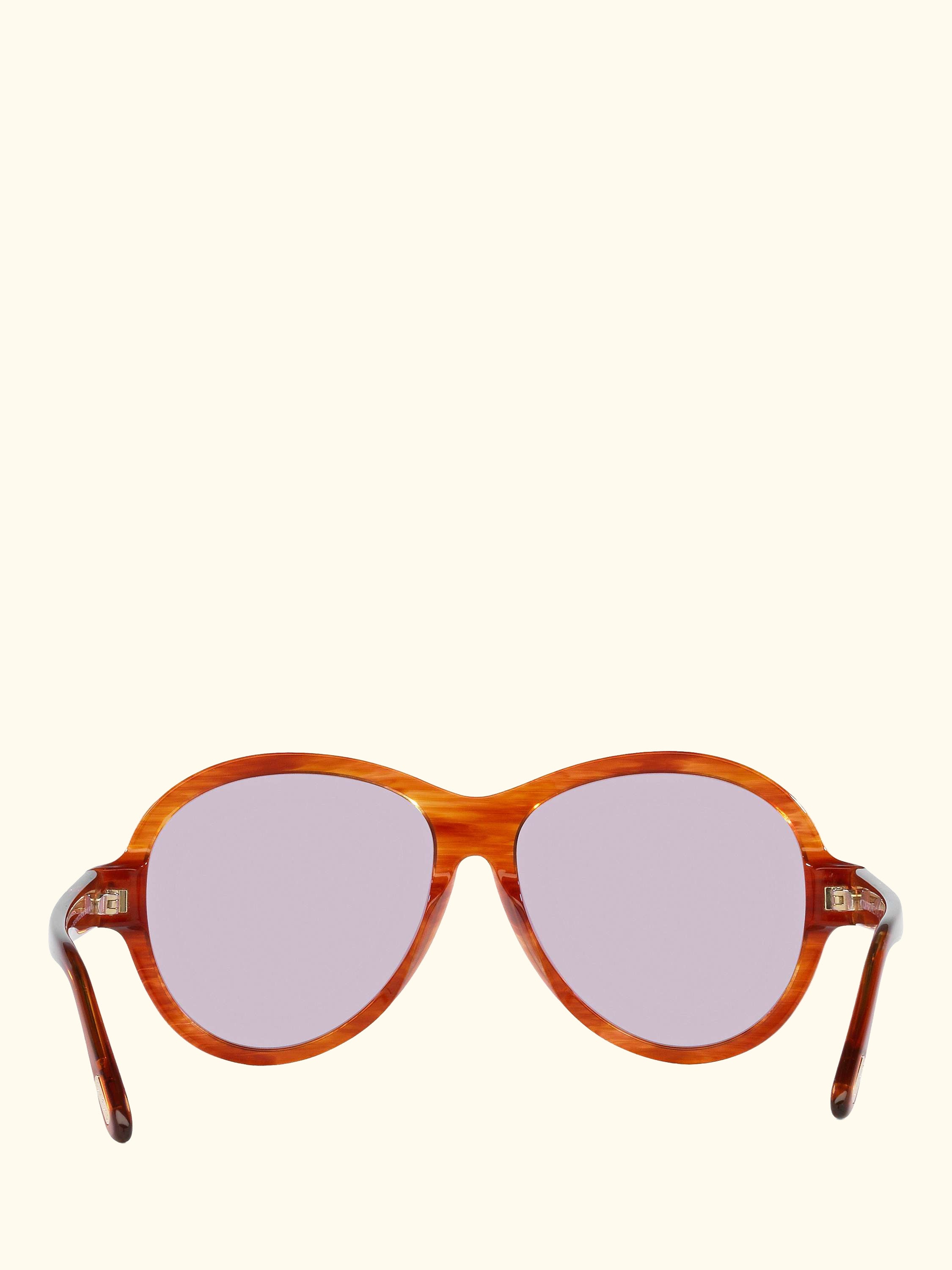 TR001640 Women's Aviator Sunglasses, Light Brown/Lilac