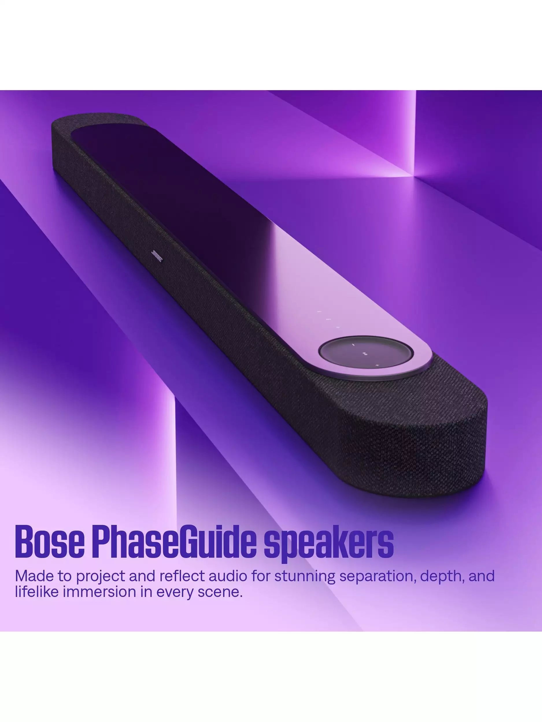Bose Lifestyle Ultra Soundbar with Dolby Atmos, Wi-Fi, Bluetooth & Voice Recognition and Control