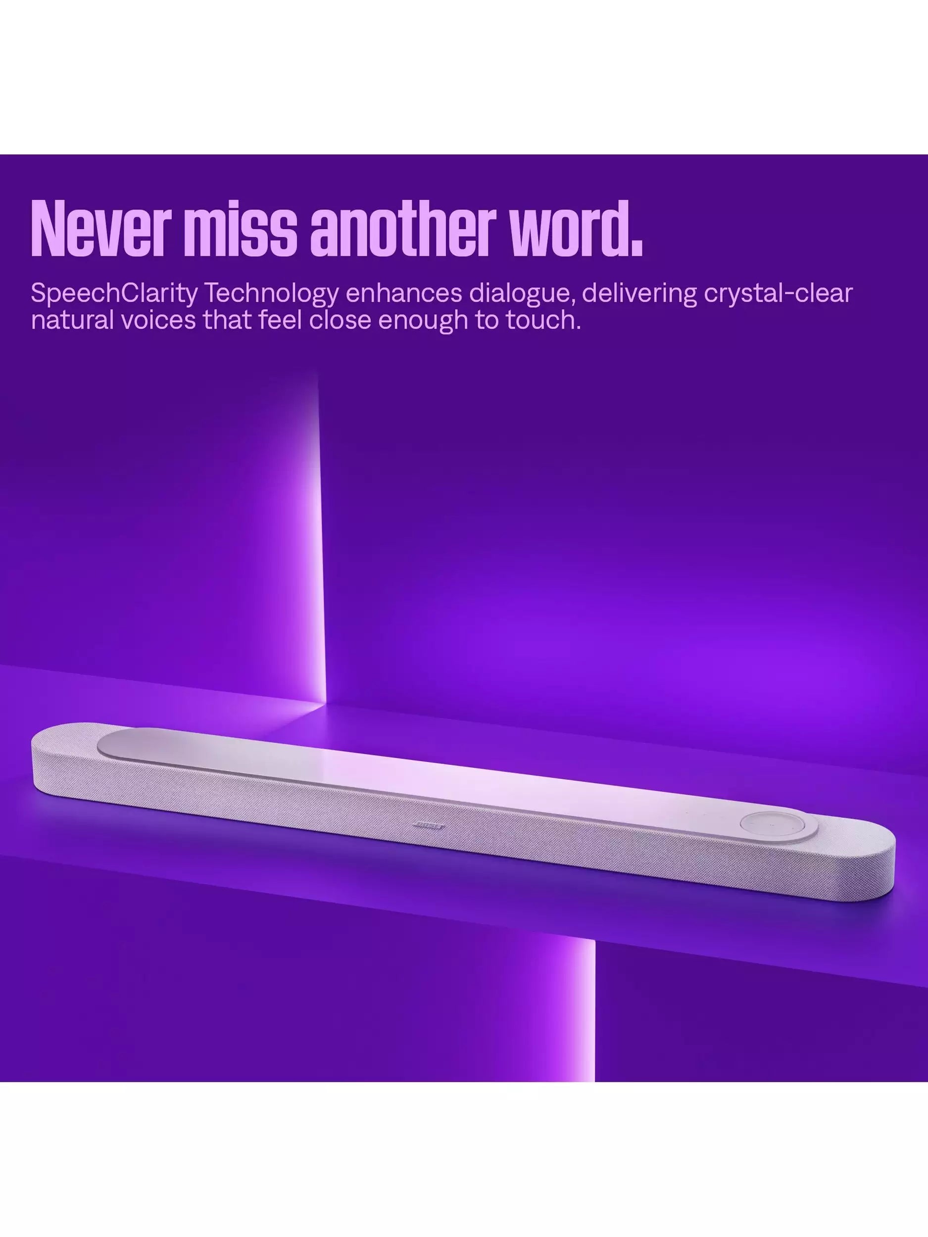 Bose Lifestyle Ultra Soundbar with Dolby Atmos, Wi-Fi, Bluetooth & Voice Recognition and Control