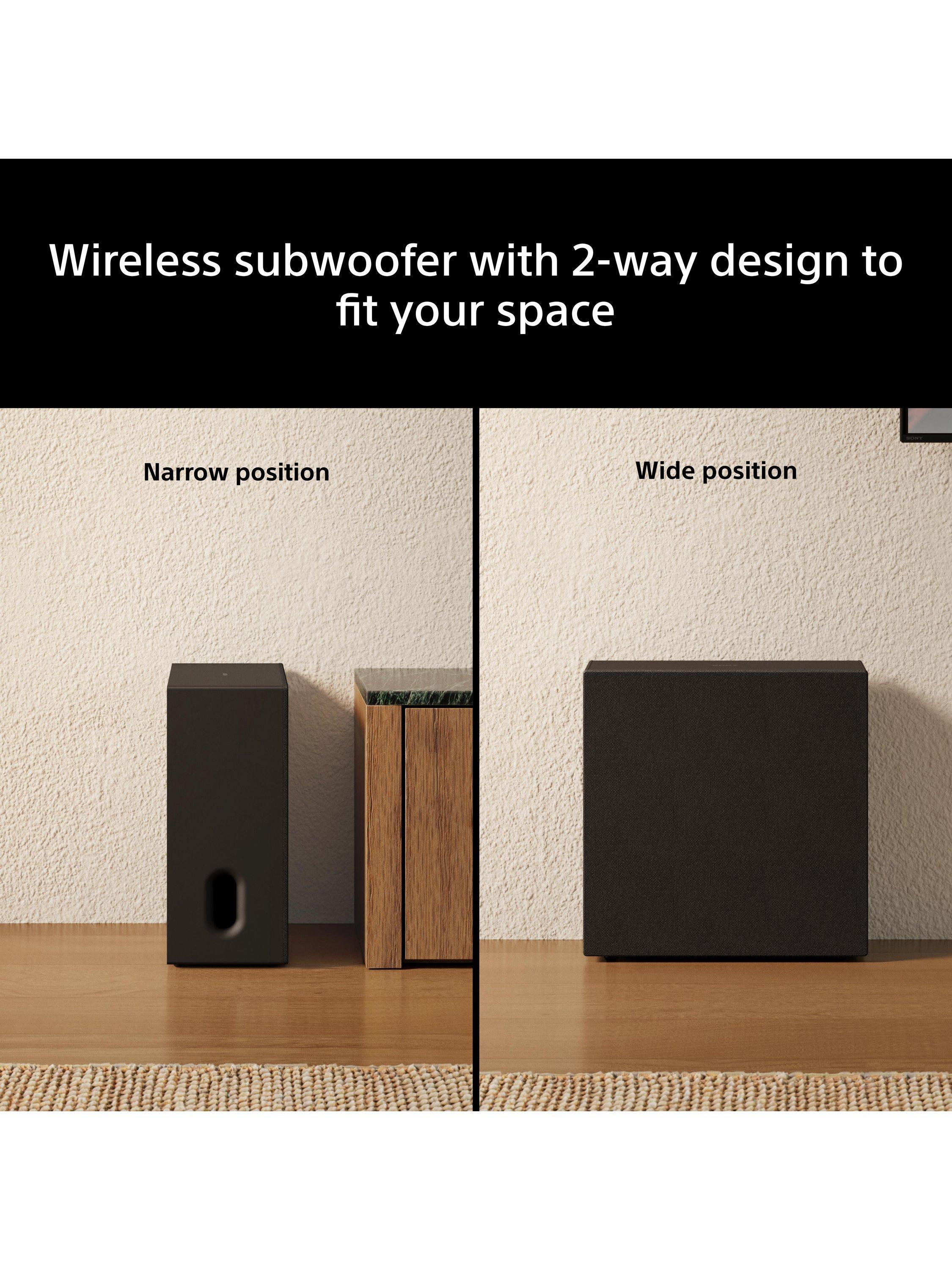 Bravia Theatre Sub 8 SA-SW8 Wireless Subwoofer for use with HT-A9000, HT-A8000, HT-A7100 & HT-A9M2, Black