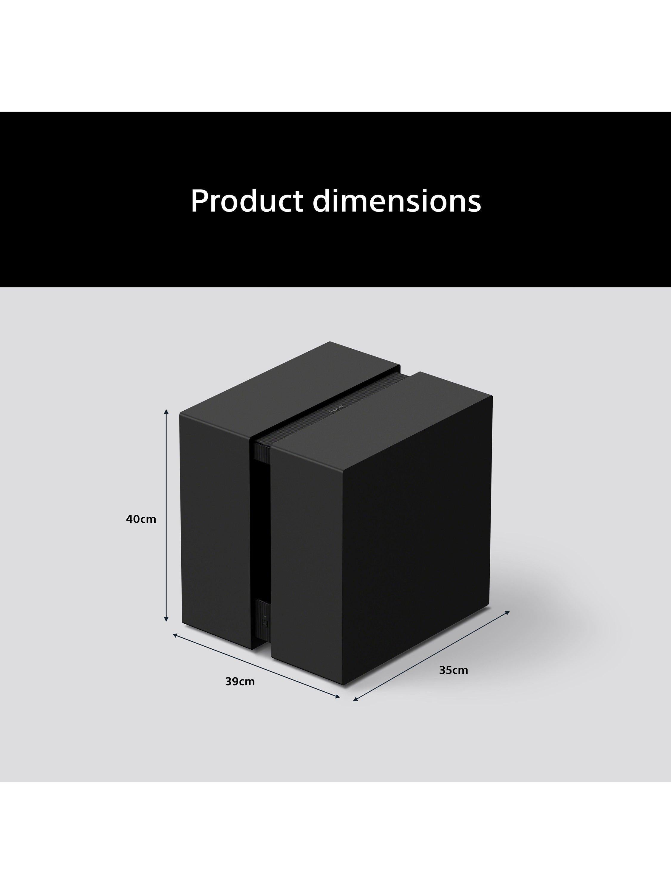 Bravia Theatre Sub 9 SA-SW9 Wireless Subwoofer for use with HT-A9000, HT-A8000, HT-A7100 & HT-A9M2, Black