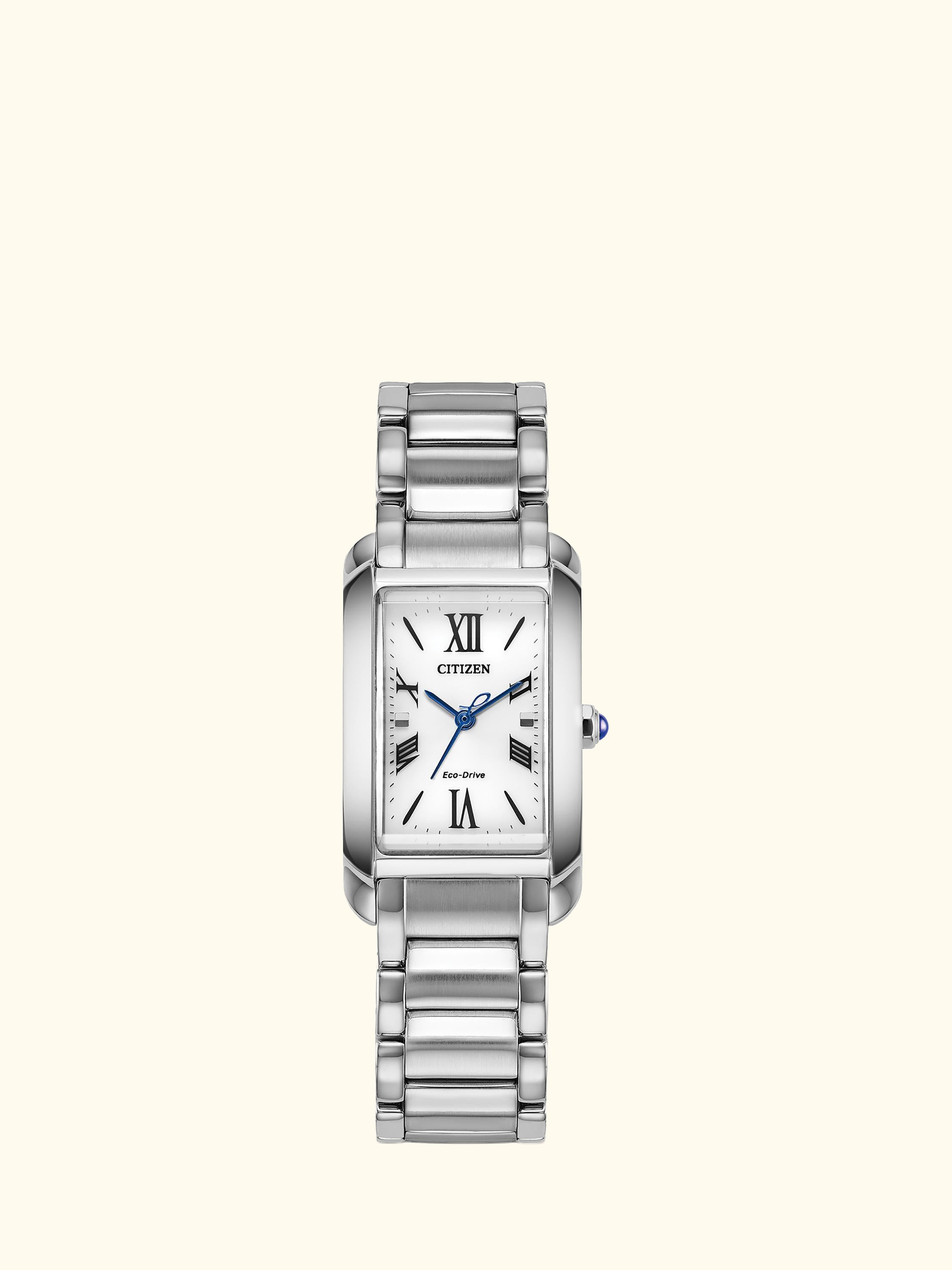 EW5620-55A Women's L Bianca Rectangular Bracelet Strap Watch, Silver
