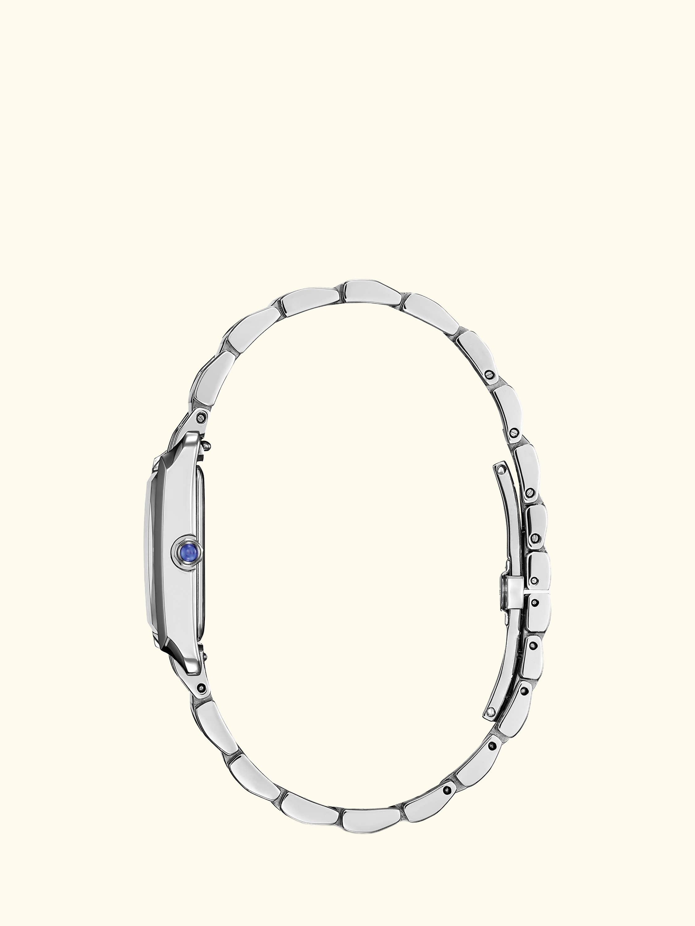 EW5620-55A Women's L Bianca Rectangular Bracelet Strap Watch, Silver
