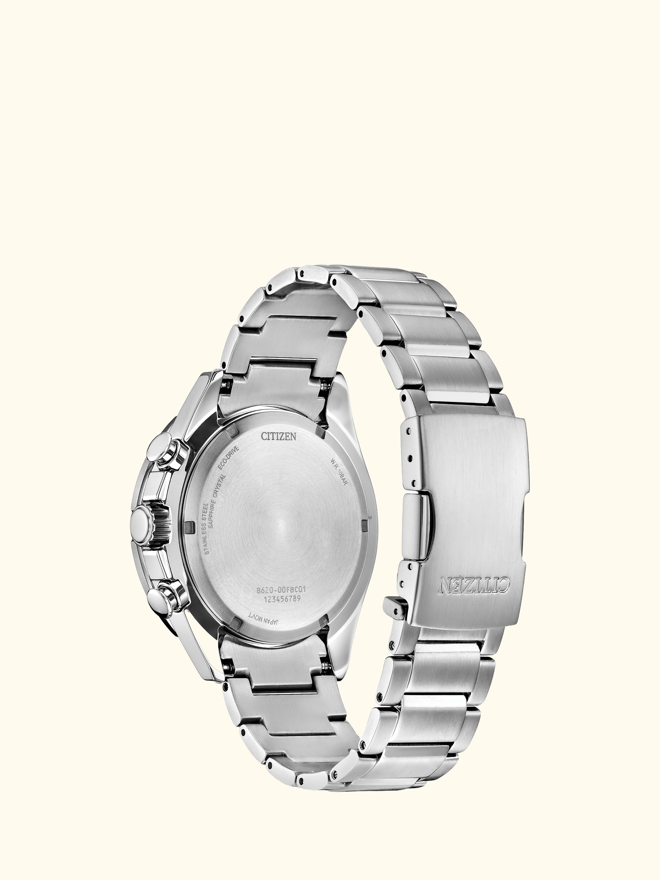 CA4730-59A Men's Sport Chronograph Bracelet Strap Watch, White