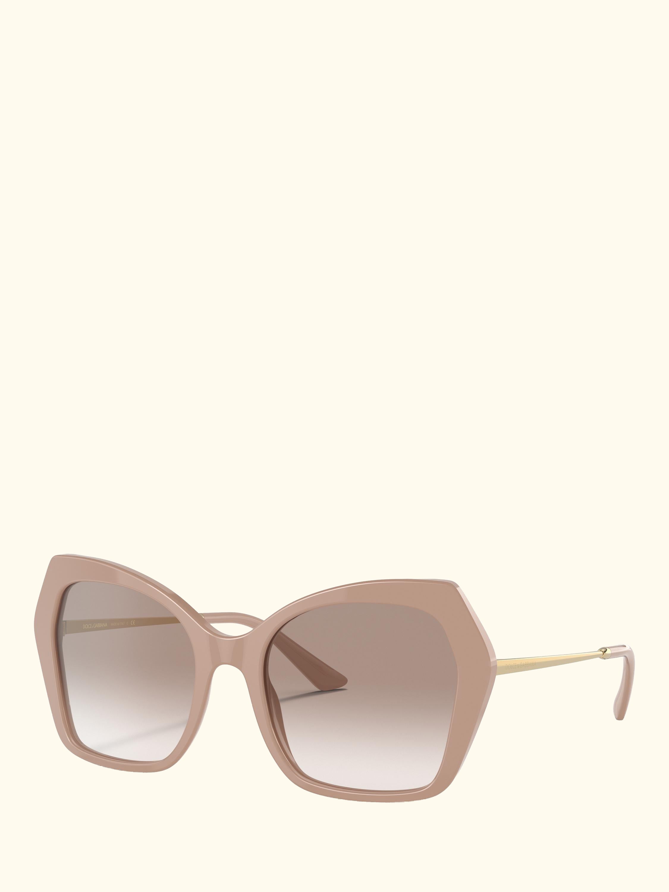 DG4399 Women's Butterfly Sunglasses, Camel/Blush Gradient