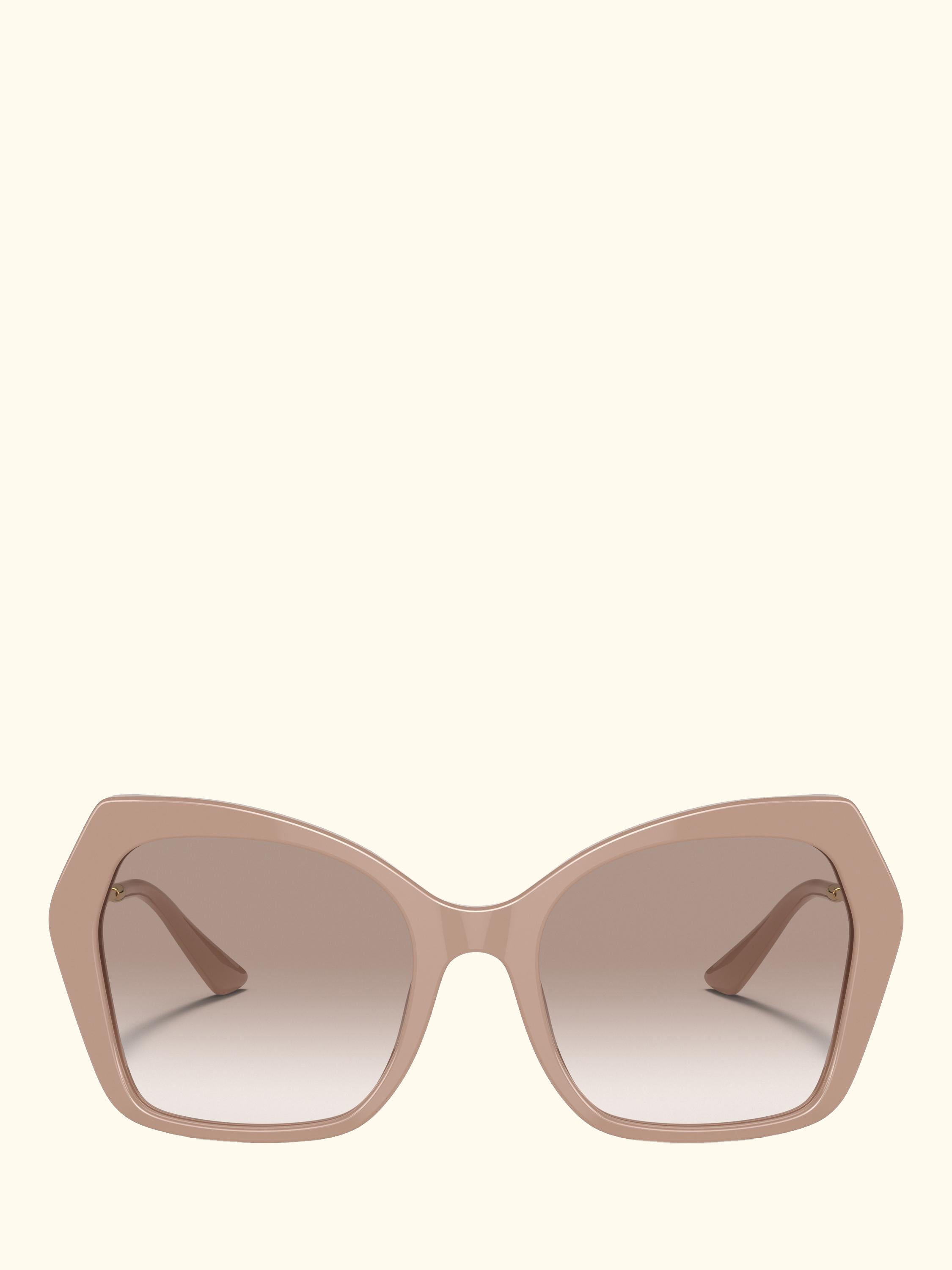 DG4399 Women's Butterfly Sunglasses, Camel/Blush Gradient