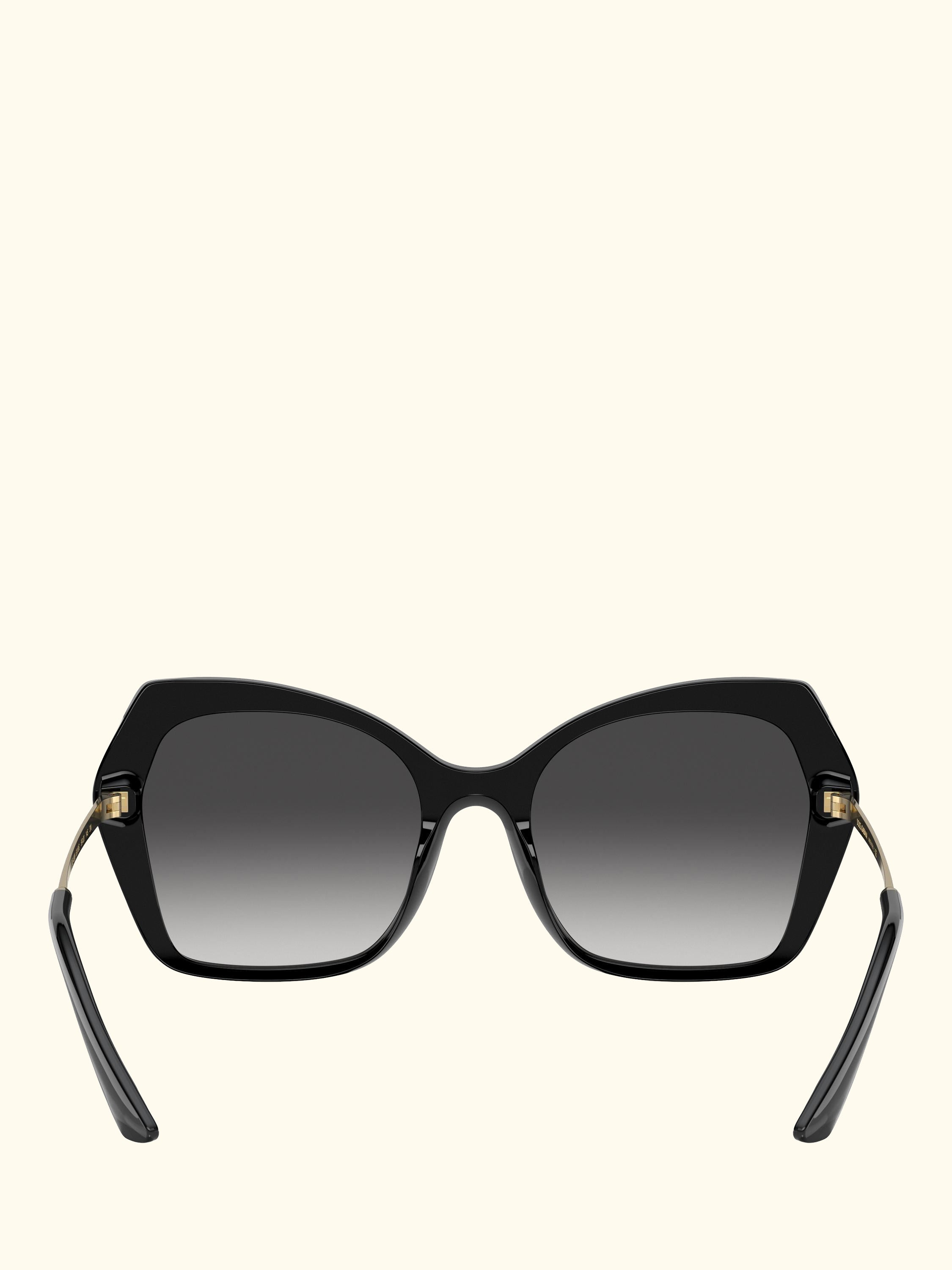 DG4399 Women's Butterfly Sunglasses, Black/Grey Gradient