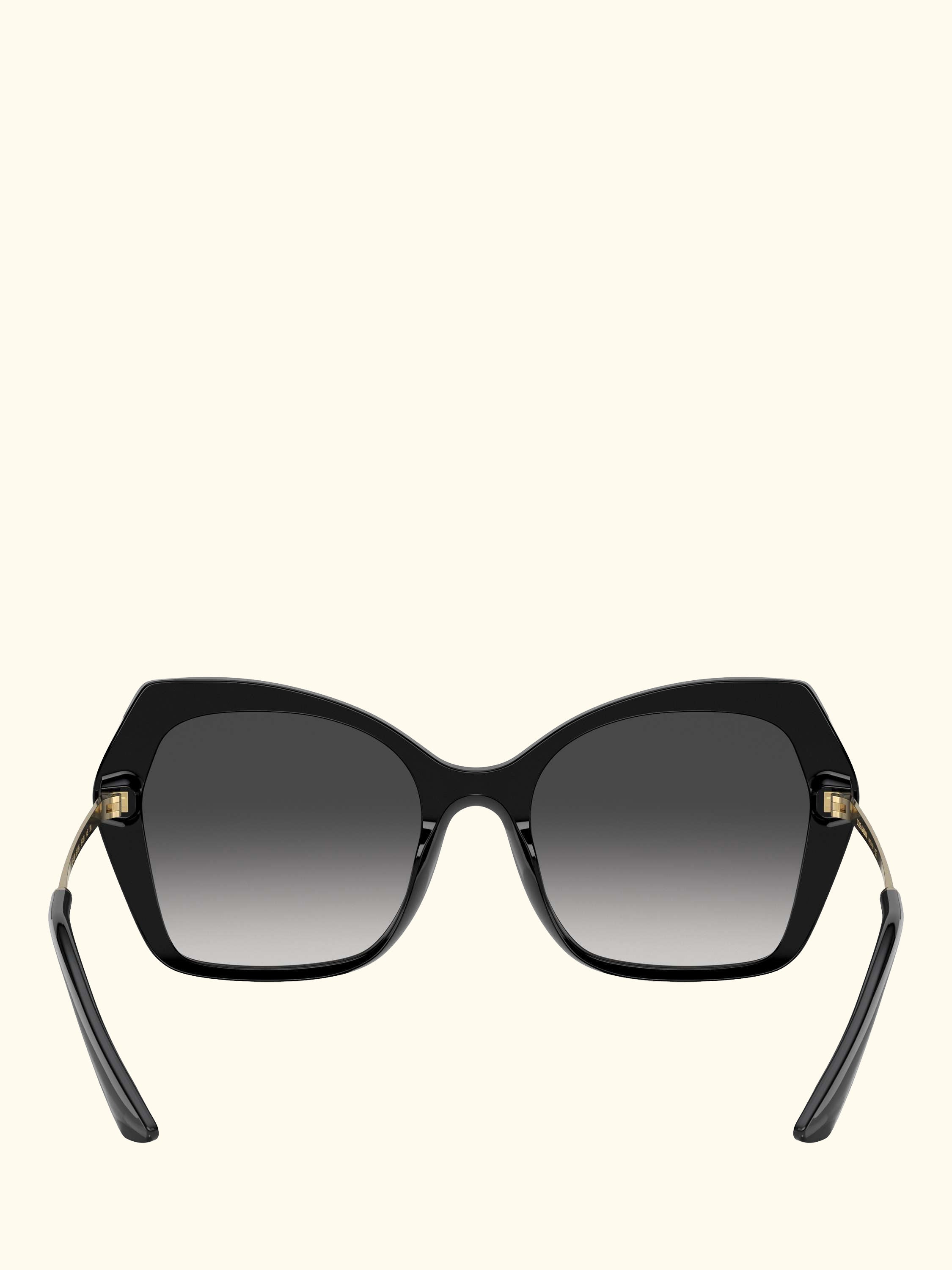 DG4399 Women's Butterfly Sunglasses, Black/Grey Gradient