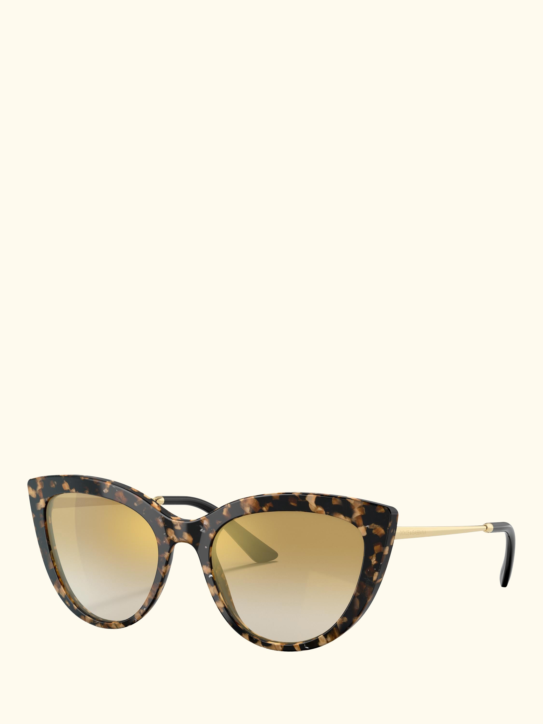 DG4408 Women's Butterfly Sunglasses, Cube Black Gold/Yellow Gradient