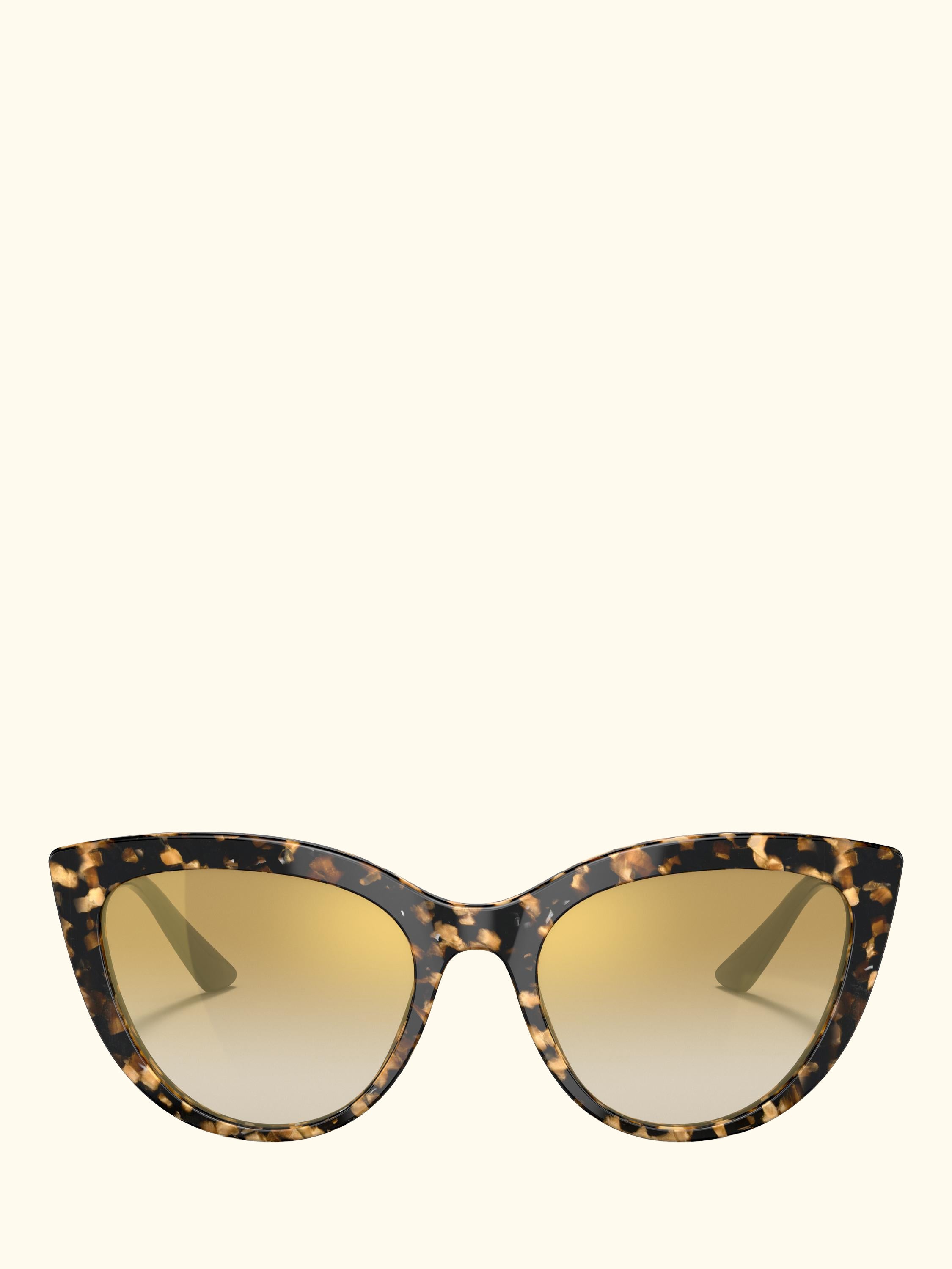 DG4408 Women's Butterfly Sunglasses, Cube Black Gold/Yellow Gradient