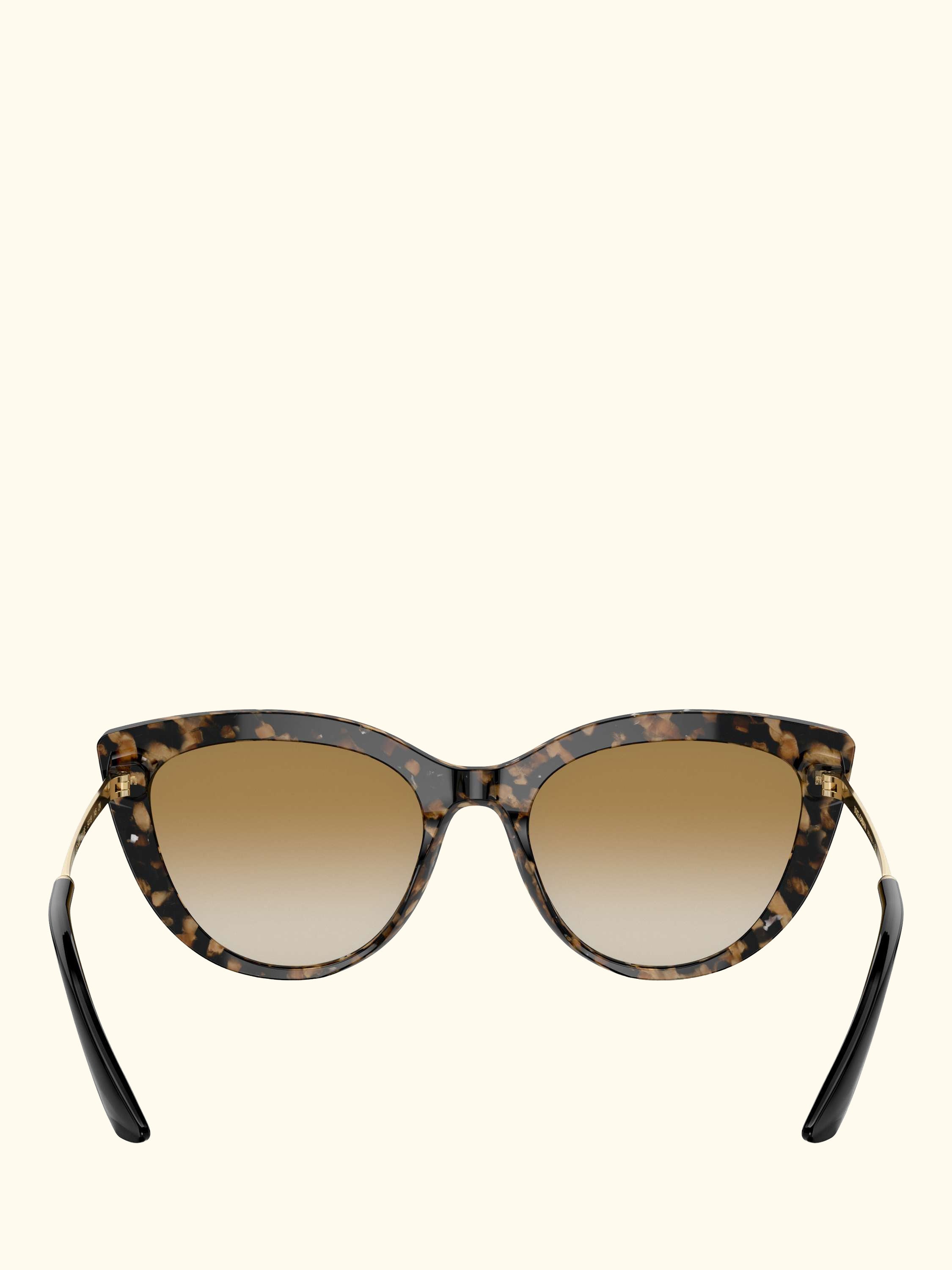DG4408 Women's Butterfly Sunglasses, Cube Black Gold/Yellow Gradient