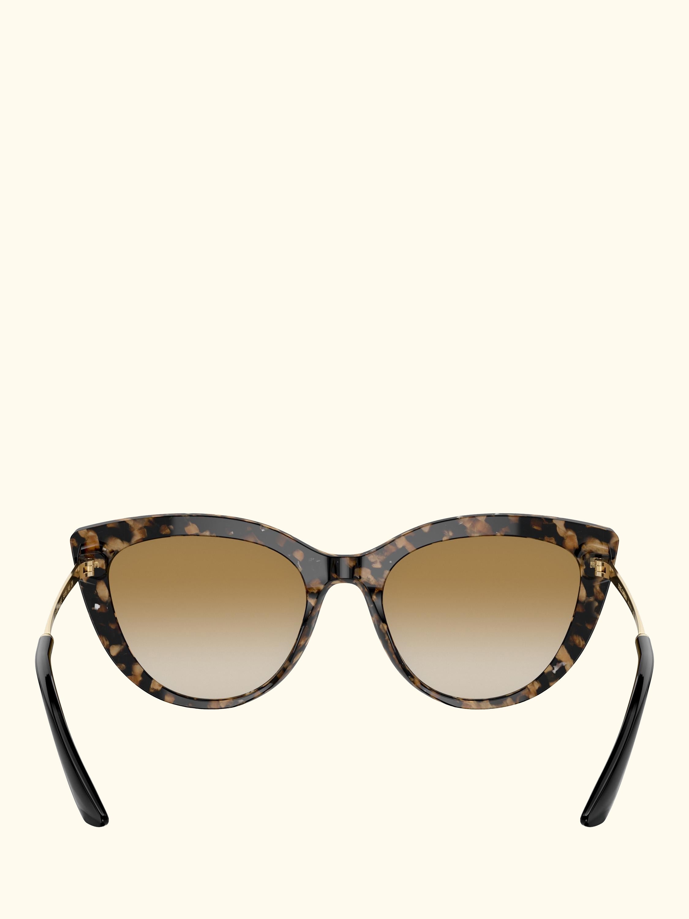 DG4408 Women's Butterfly Sunglasses, Cube Black Gold/Yellow Gradient