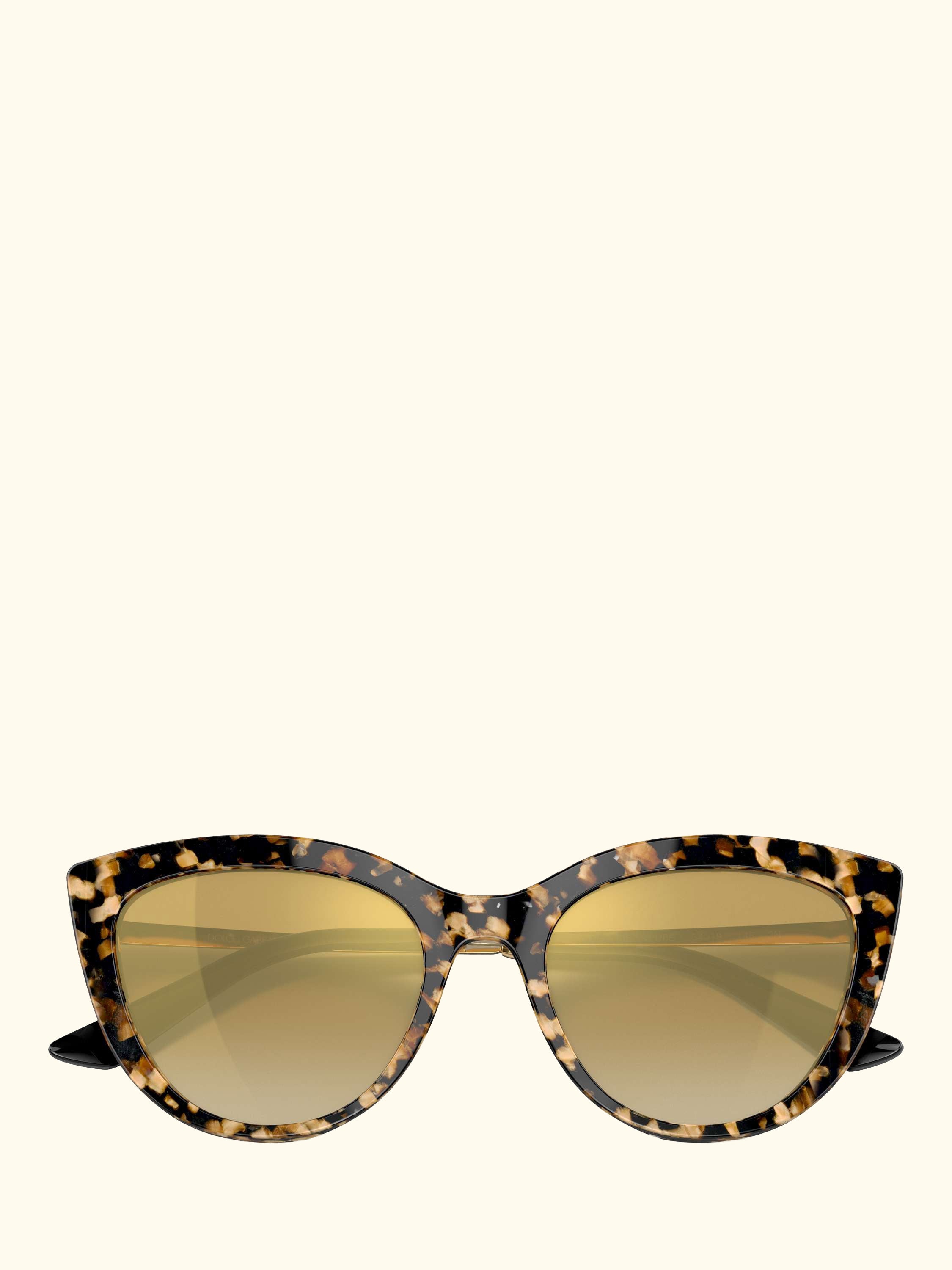 DG4408 Women's Butterfly Sunglasses, Cube Black Gold/Yellow Gradient