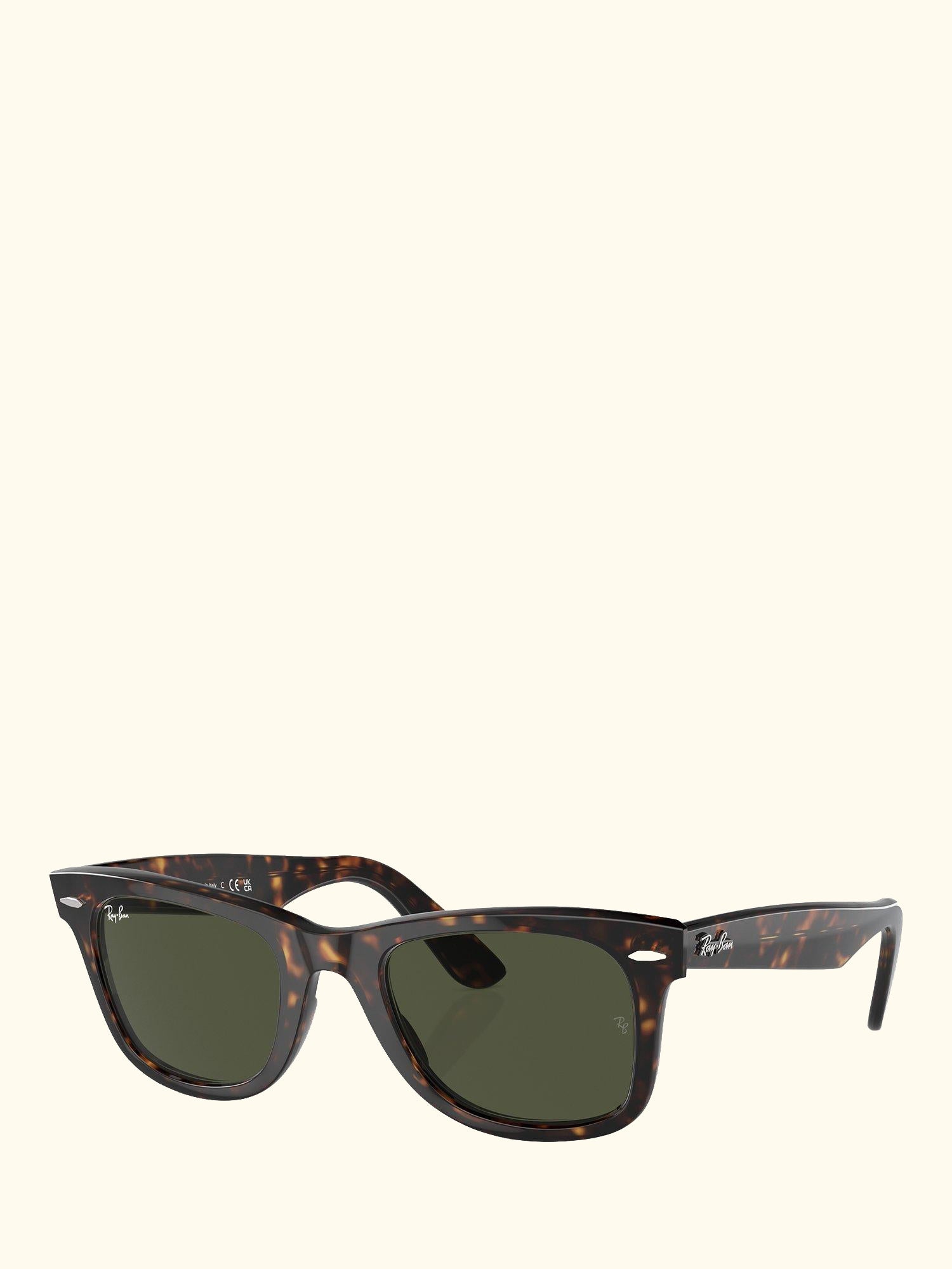 RB2140 Original Wayfarer Sunglasses, Green Lenses
