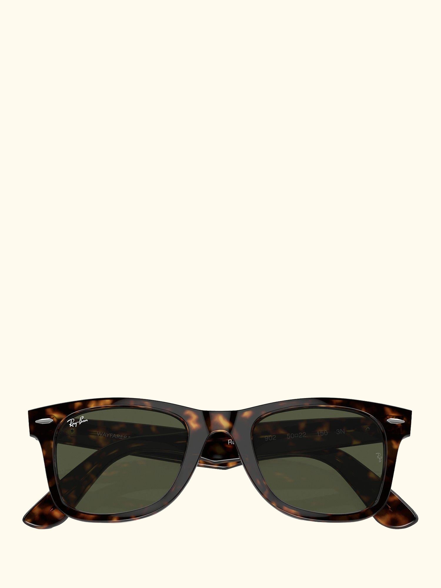 RB2140 Original Wayfarer Sunglasses, Green Lenses