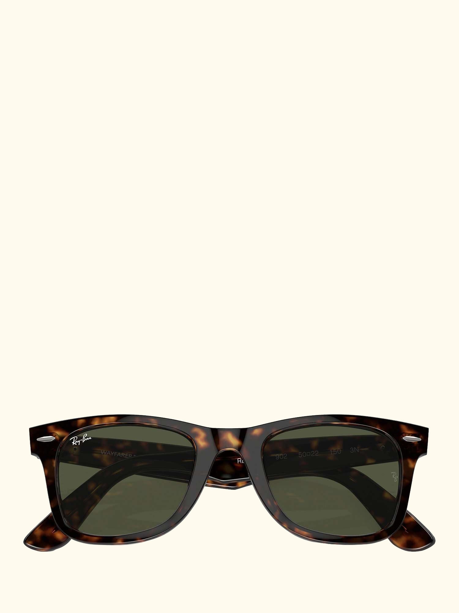 RB2140 Original Wayfarer Sunglasses, Green Lenses