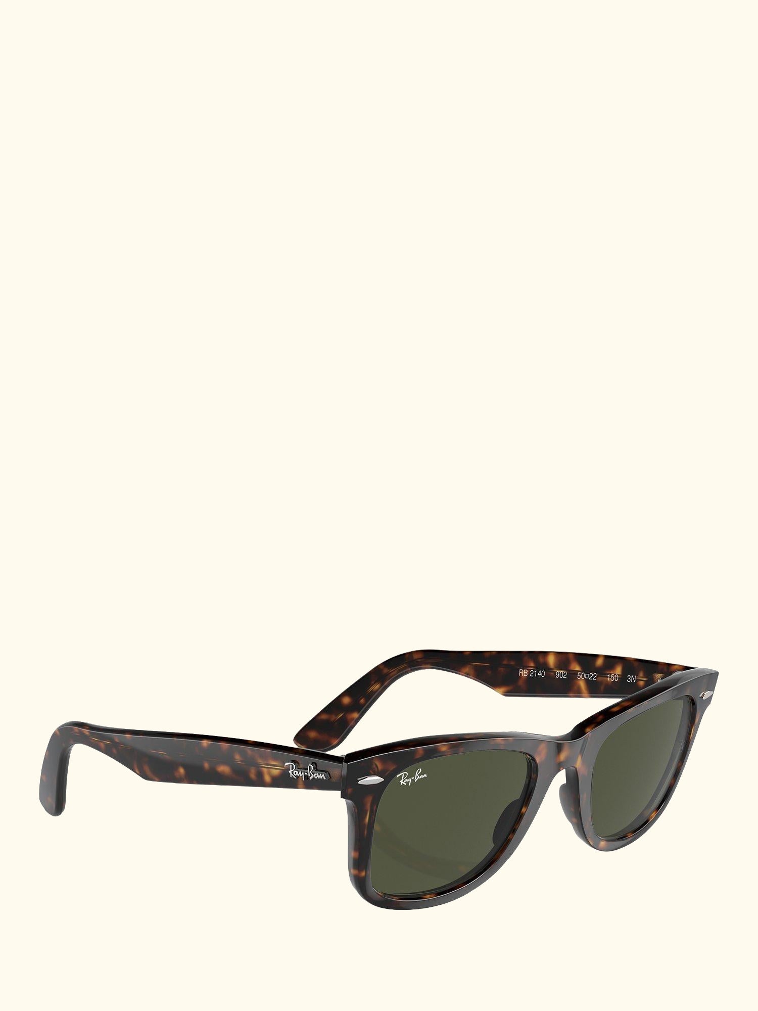 RB2140 Original Wayfarer Sunglasses, Green Lenses