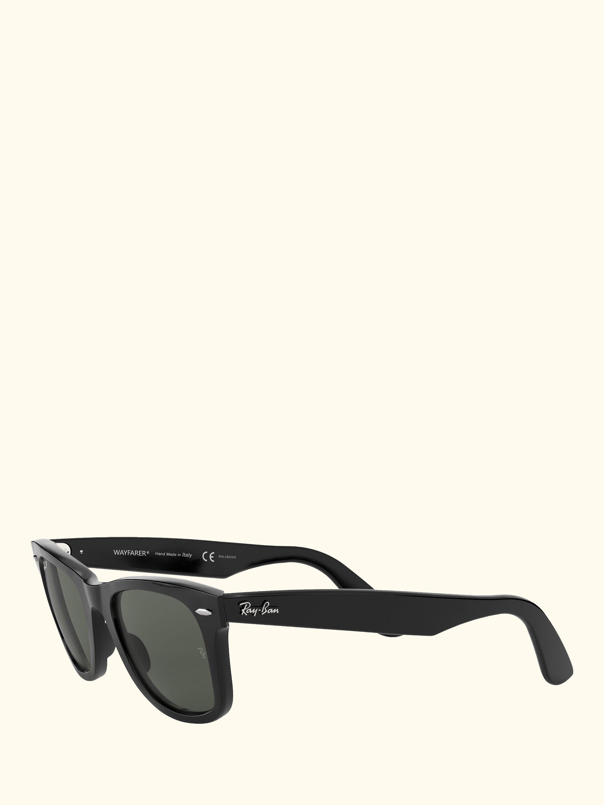 RB2140 Polarised Wayfarer Sunglasses, Black
