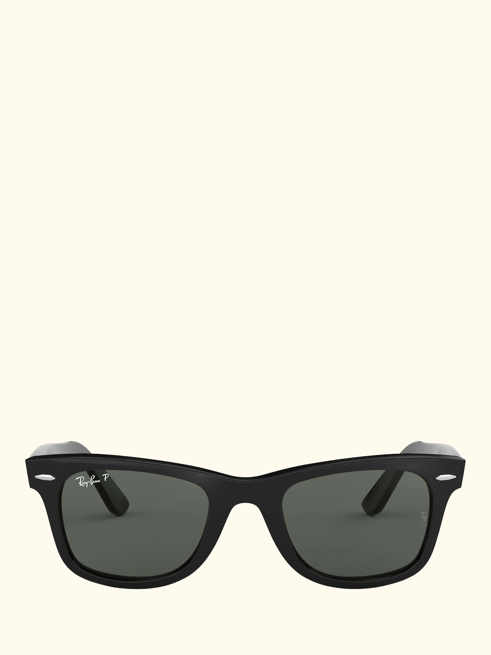 RB2140 Polarised Wayfarer Sunglasses, Black
