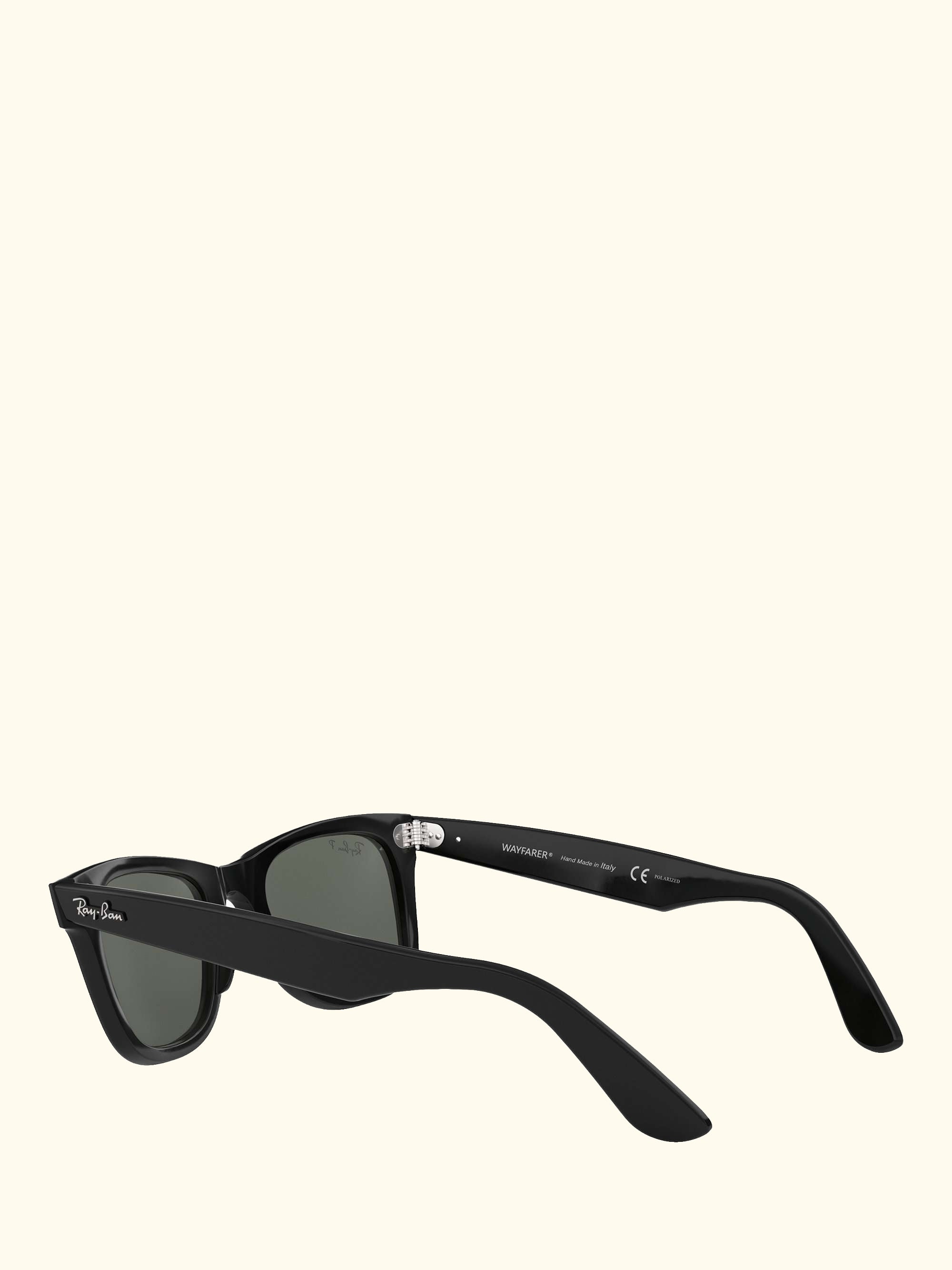 RB2140 Polarised Wayfarer Sunglasses, Black