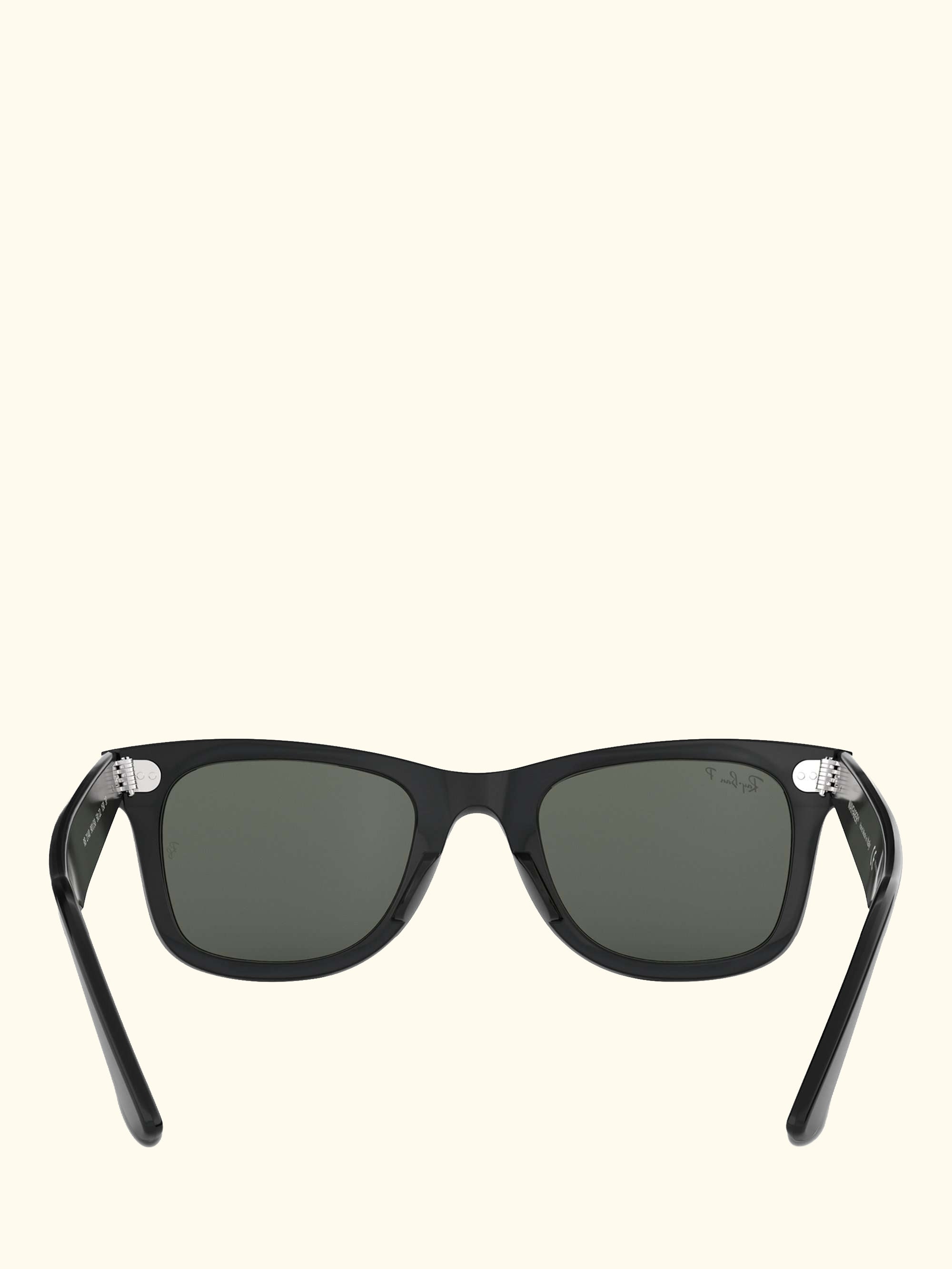 RB2140 Polarised Wayfarer Sunglasses, Black