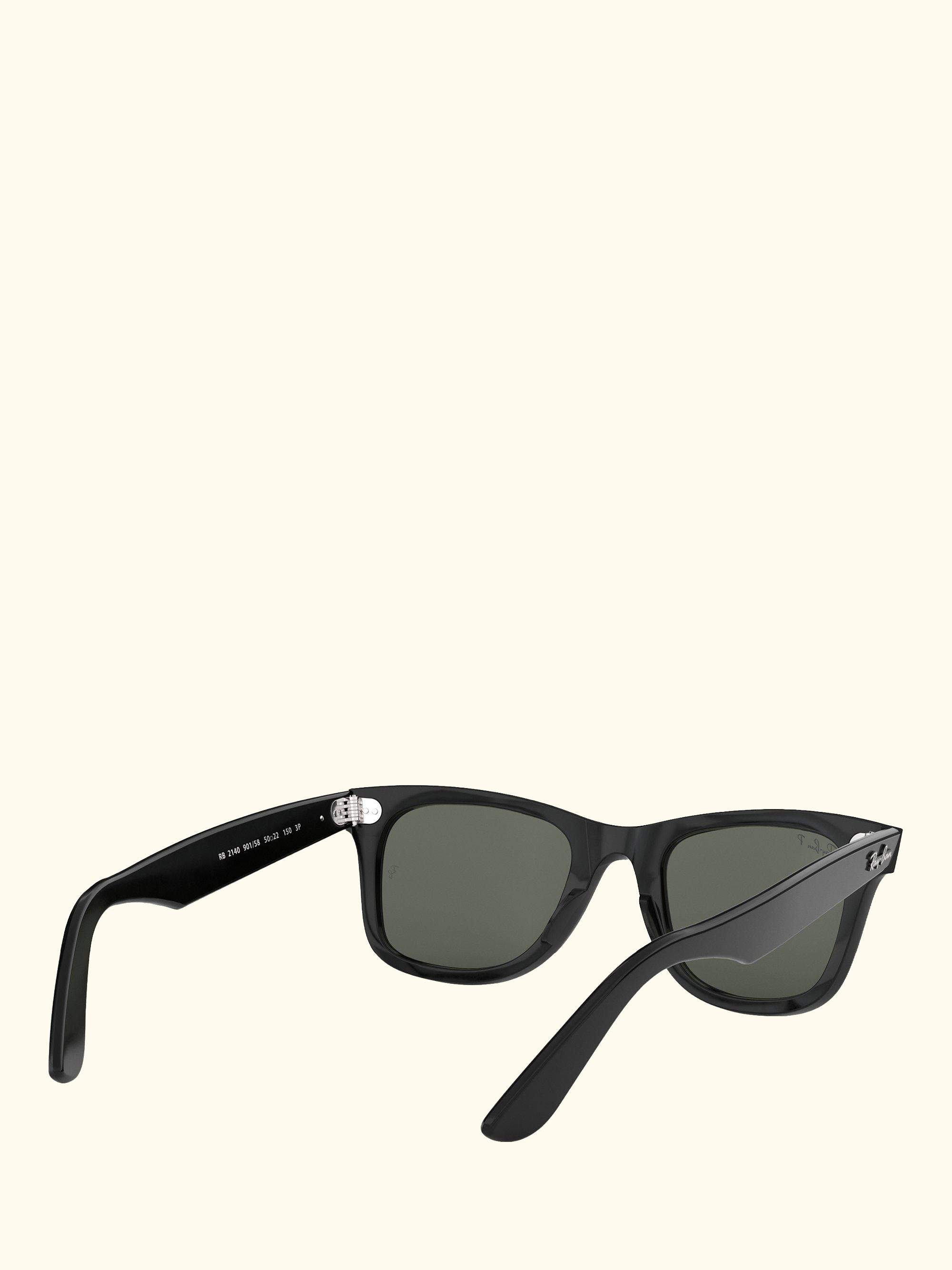 RB2140 Polarised Wayfarer Sunglasses, Black