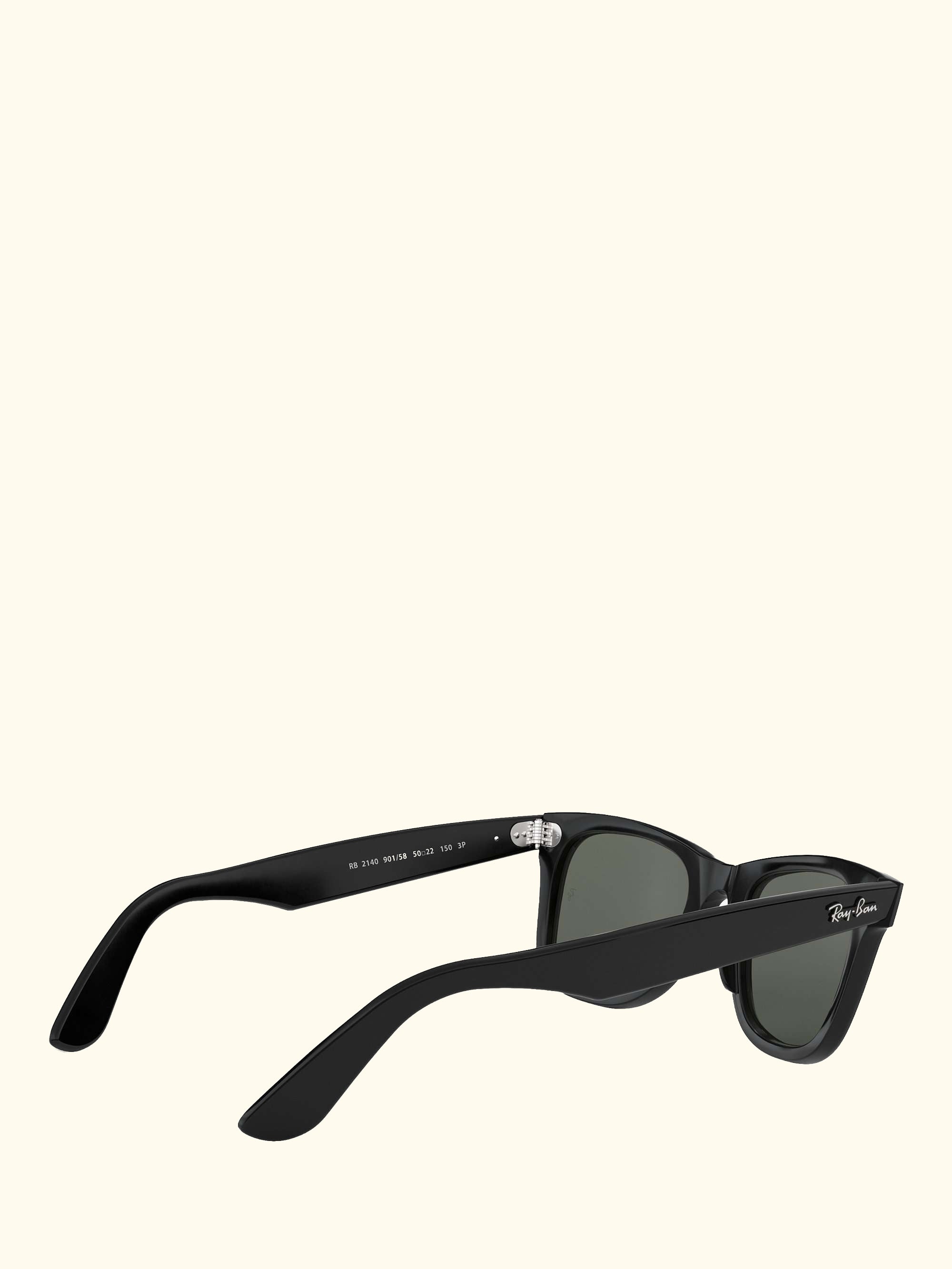 RB2140 Polarised Wayfarer Sunglasses, Black