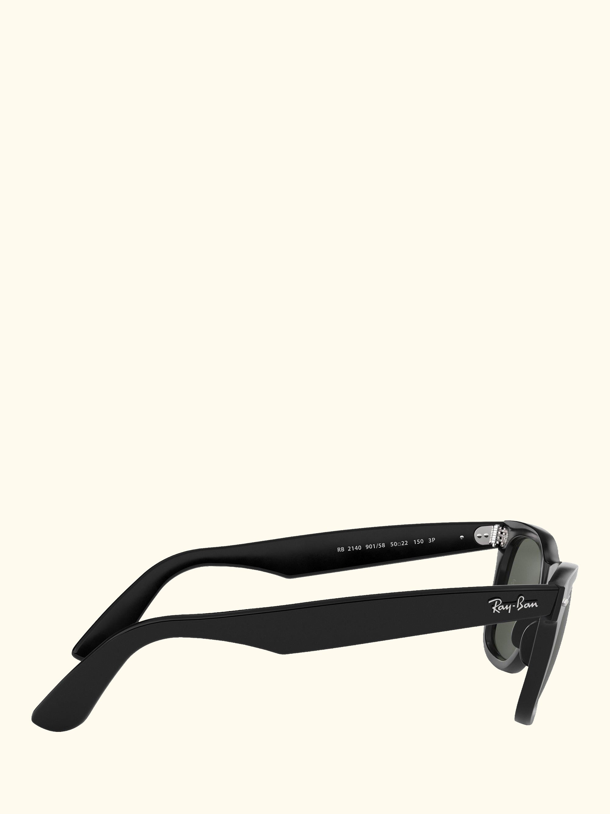 RB2140 Polarised Wayfarer Sunglasses, Black