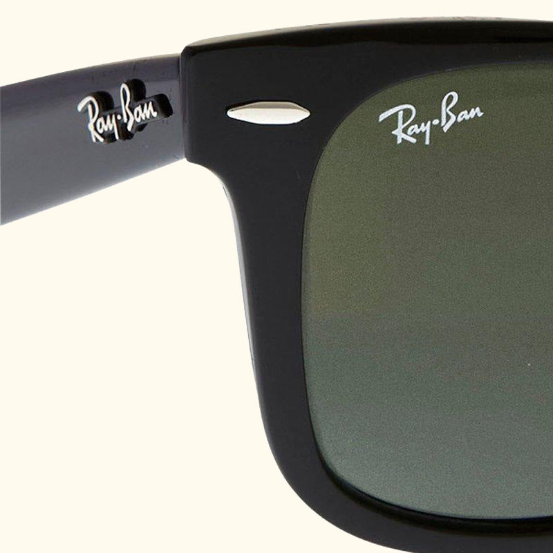 RB2140 Original Wayfarer Sunglasses, Green Lenses