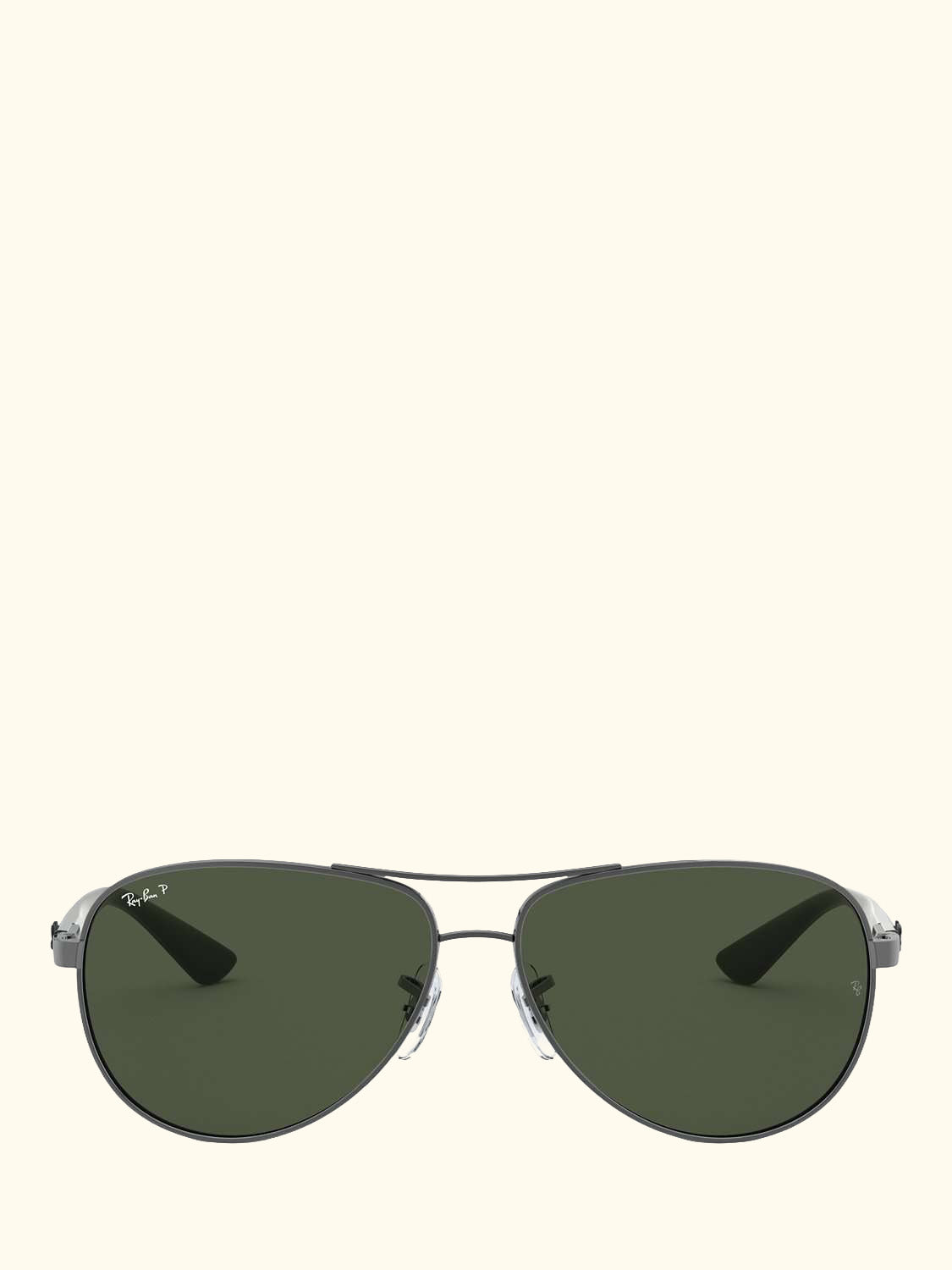RB8313 Polarised Aviator Sunglasses, Gunmetal/Grey Gradient