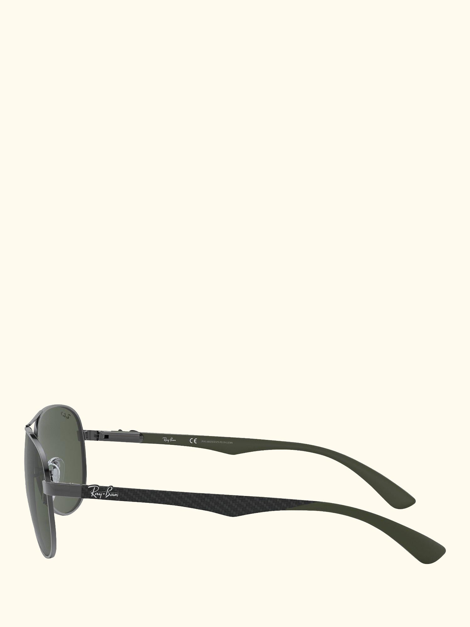 RB8313 Polarised Aviator Sunglasses, Gunmetal/Grey Gradient