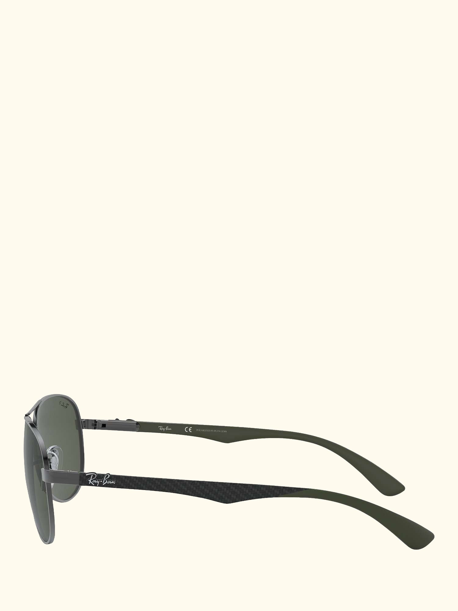 RB8313 Polarised Aviator Sunglasses, Gunmetal/Grey Gradient