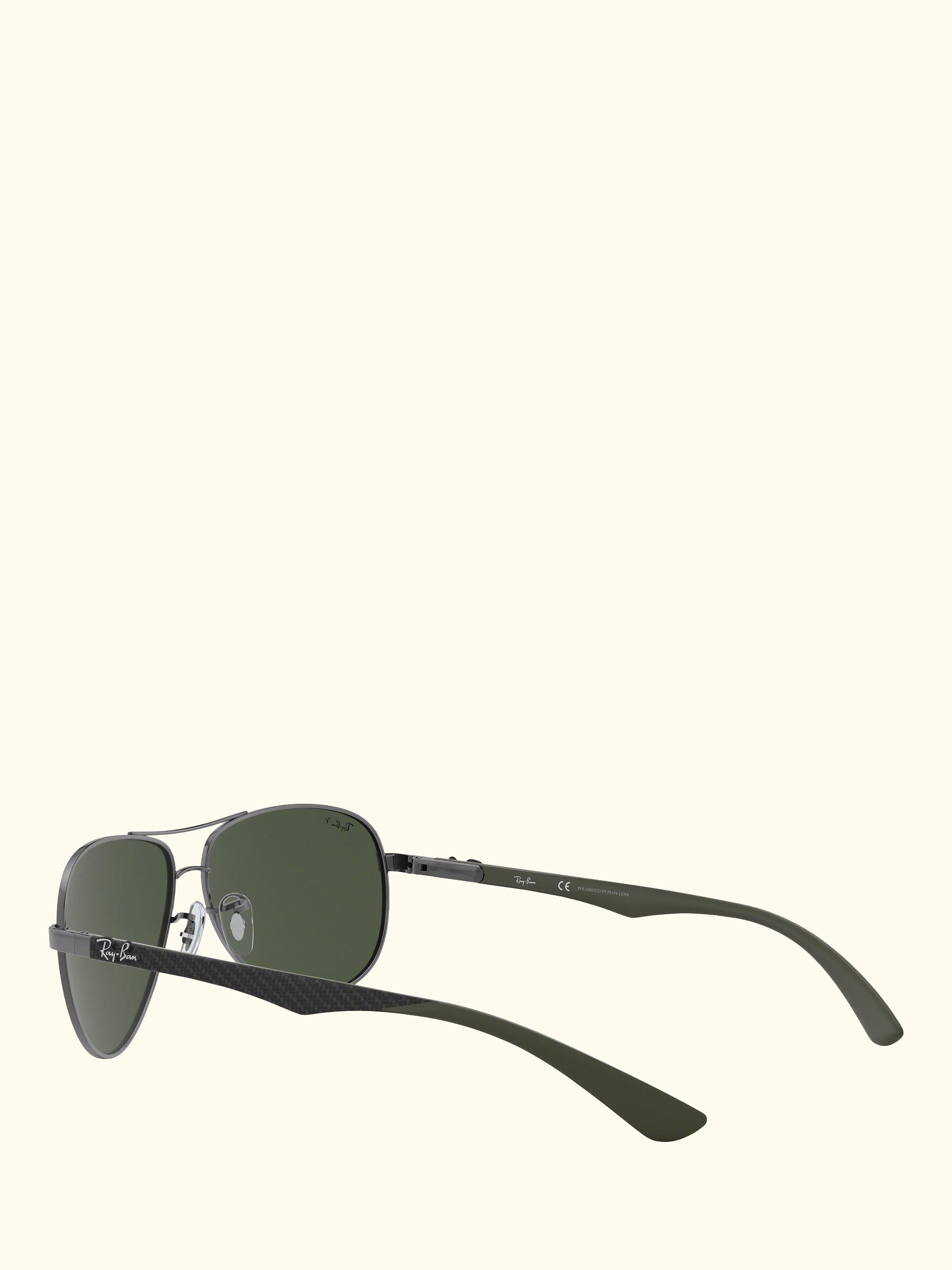 RB8313 Polarised Aviator Sunglasses, Gunmetal/Grey Gradient