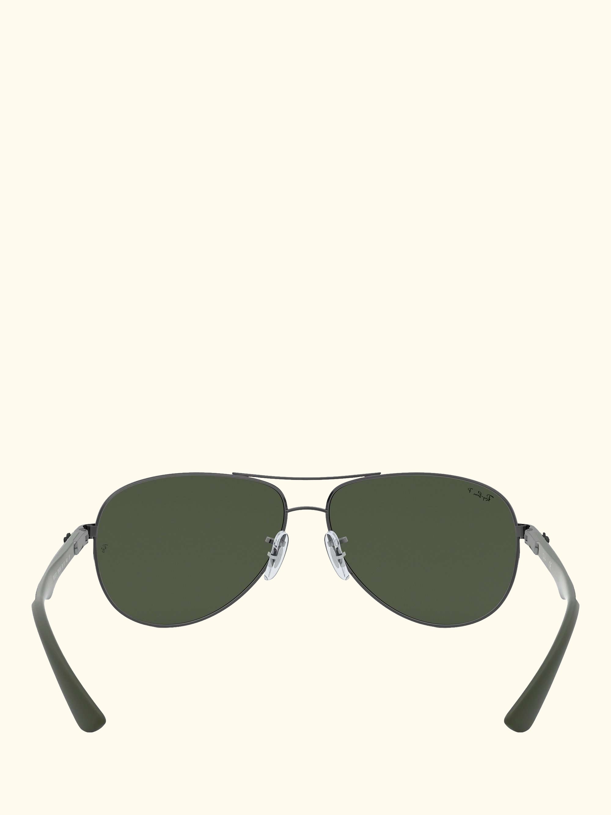 RB8313 Polarised Aviator Sunglasses, Gunmetal/Grey Gradient
