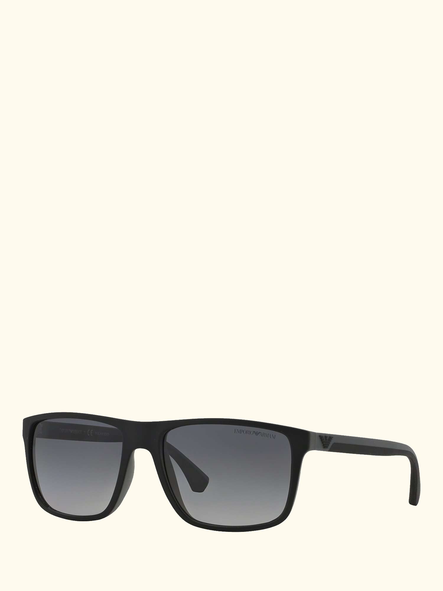 EA4033 Square Sunglasses, Black