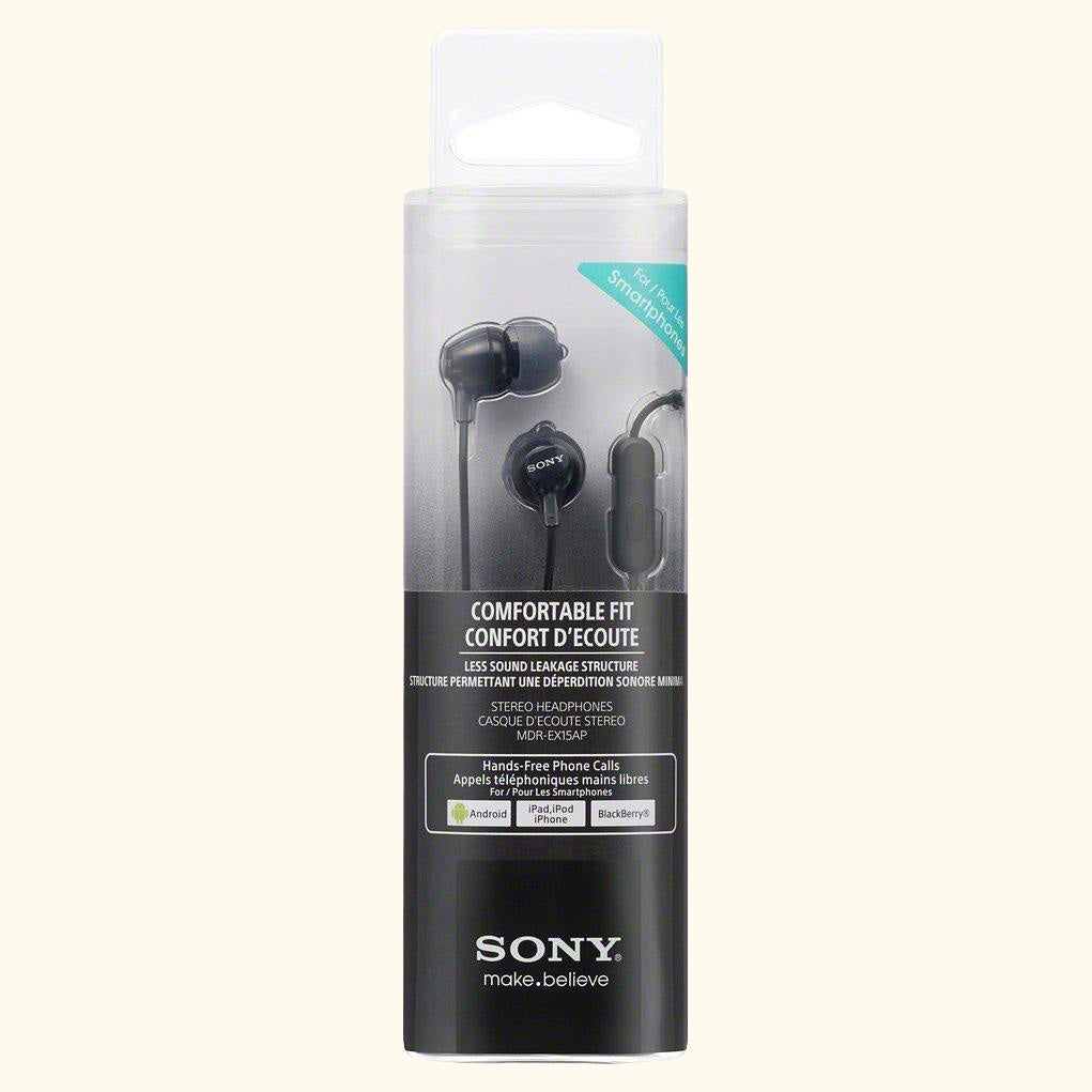 MDR-EX15AP In-Ear Headphones with Mic/Remote