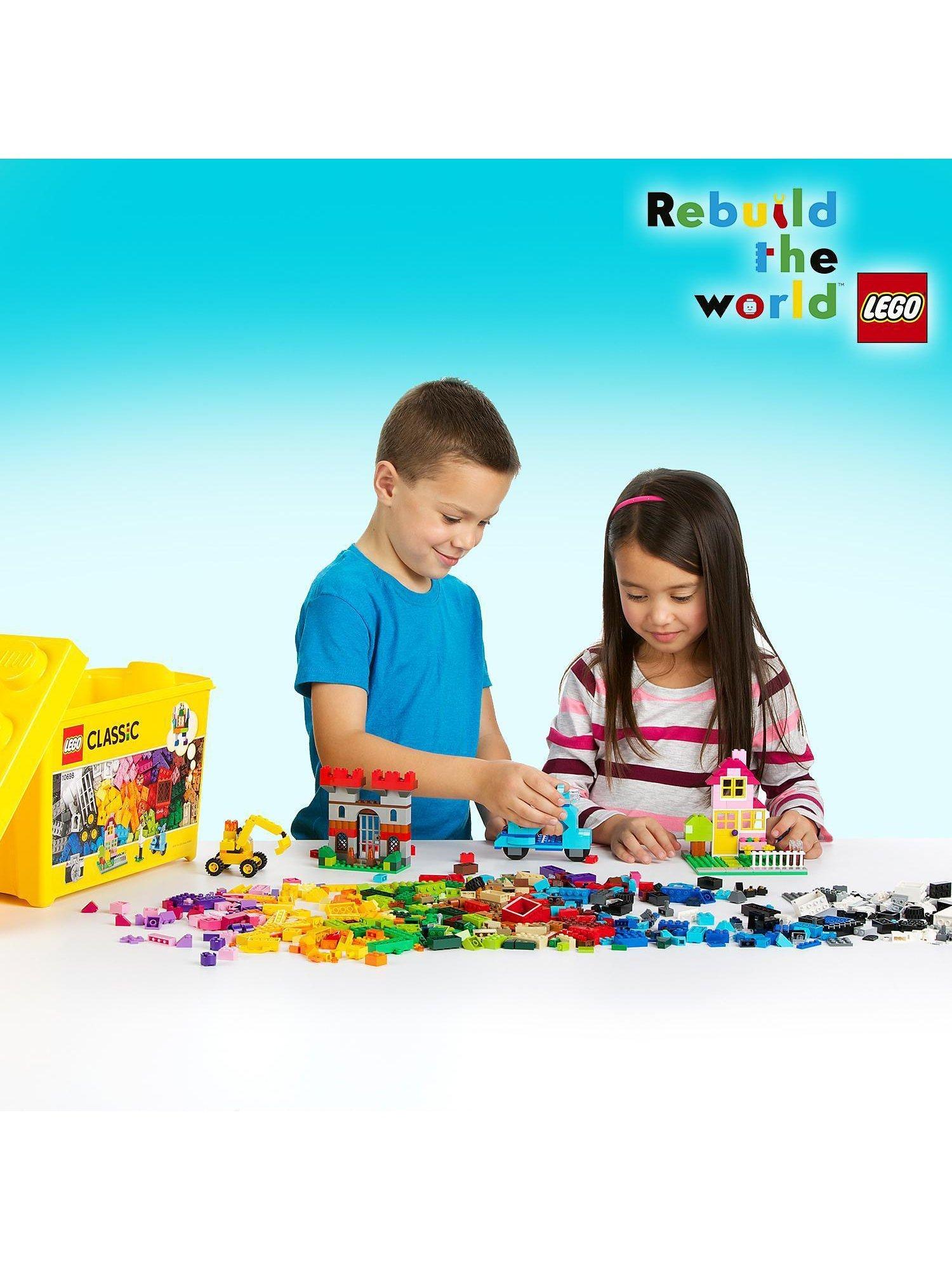 Classic 10698 Large Creative Brick Box Building Toy Set