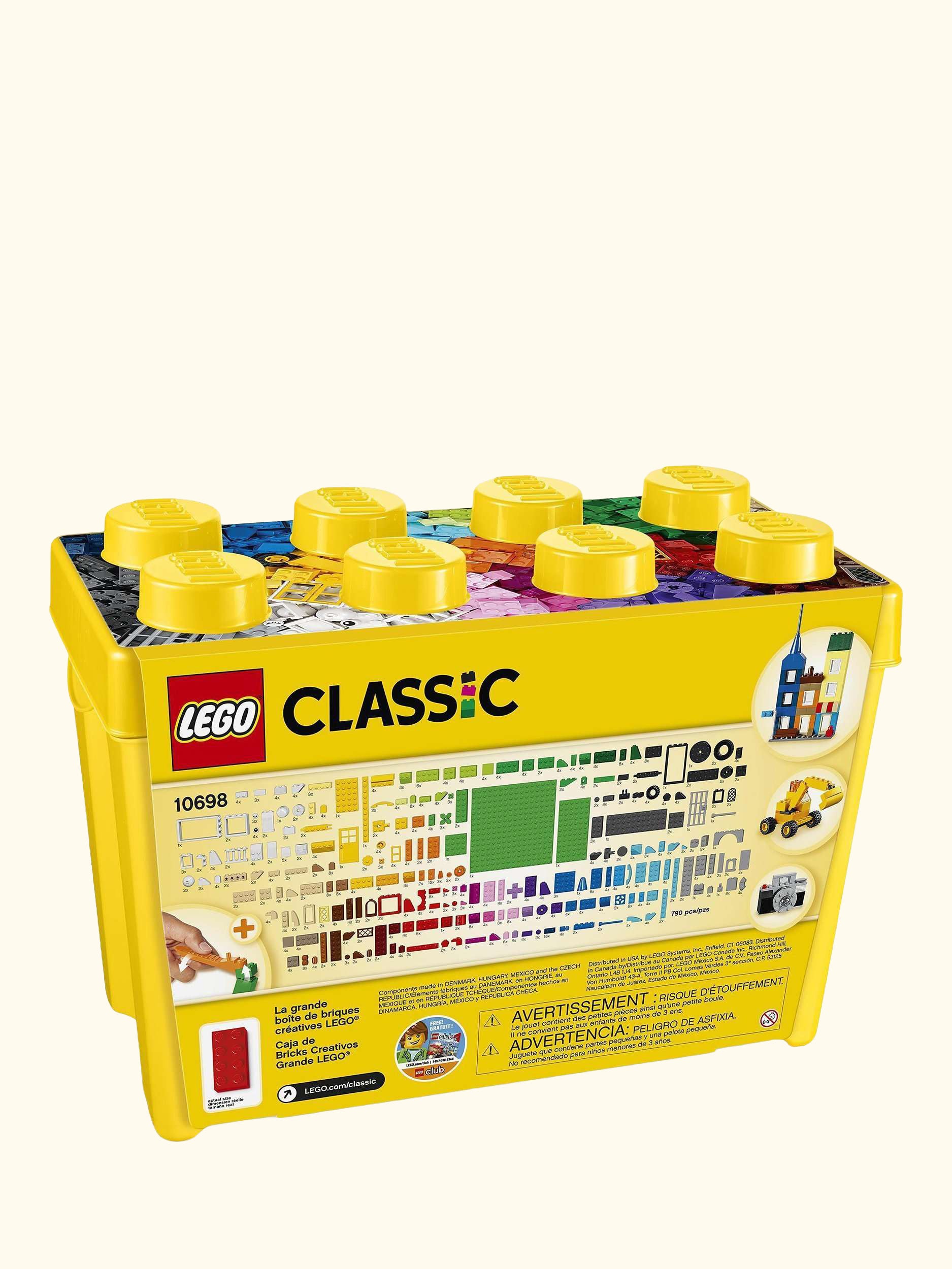 Classic 10698 Large Creative Brick Box Building Toy Set