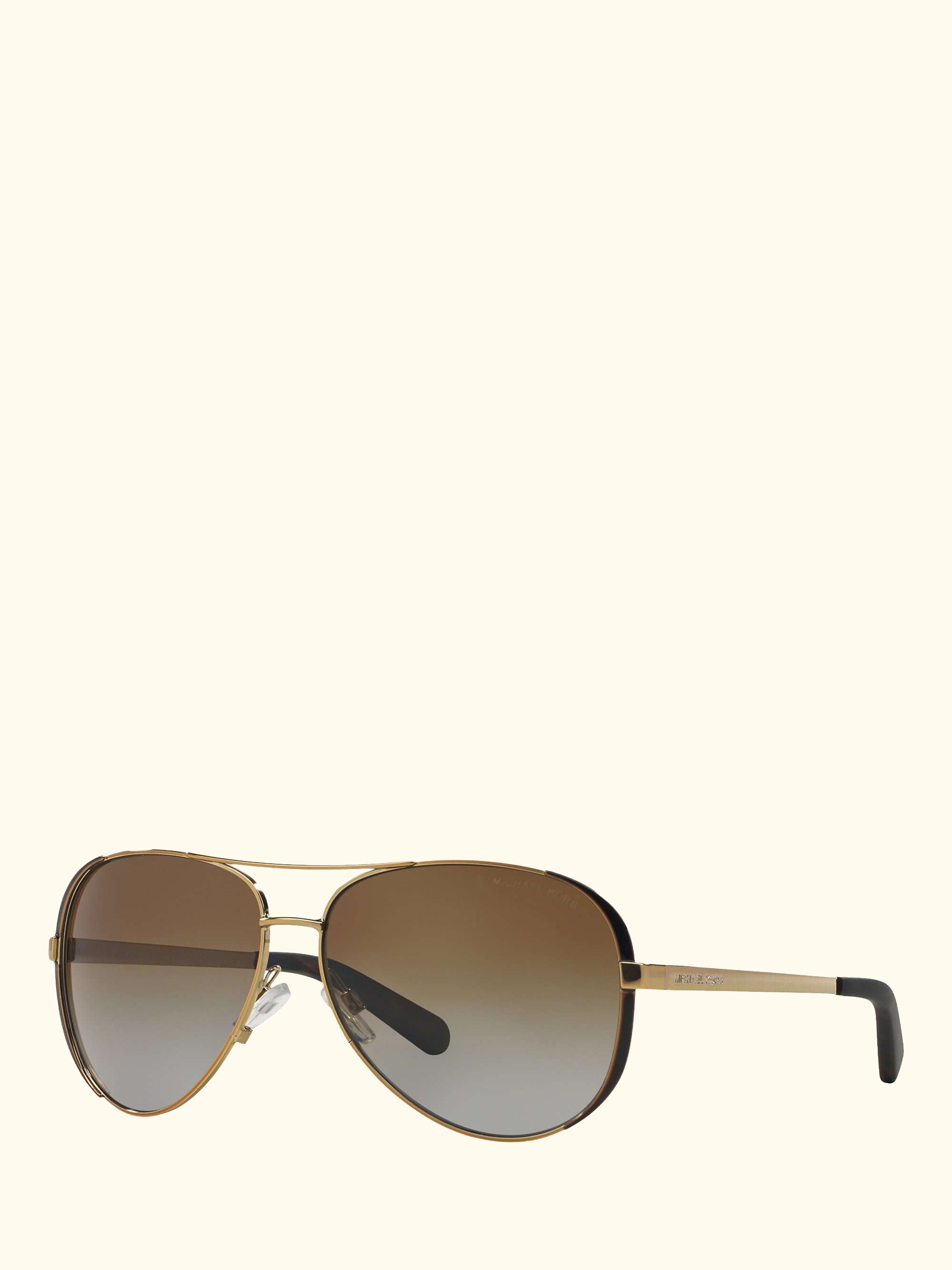 MK5004 Chelsea Polarised Aviator Sunglasses, Brown