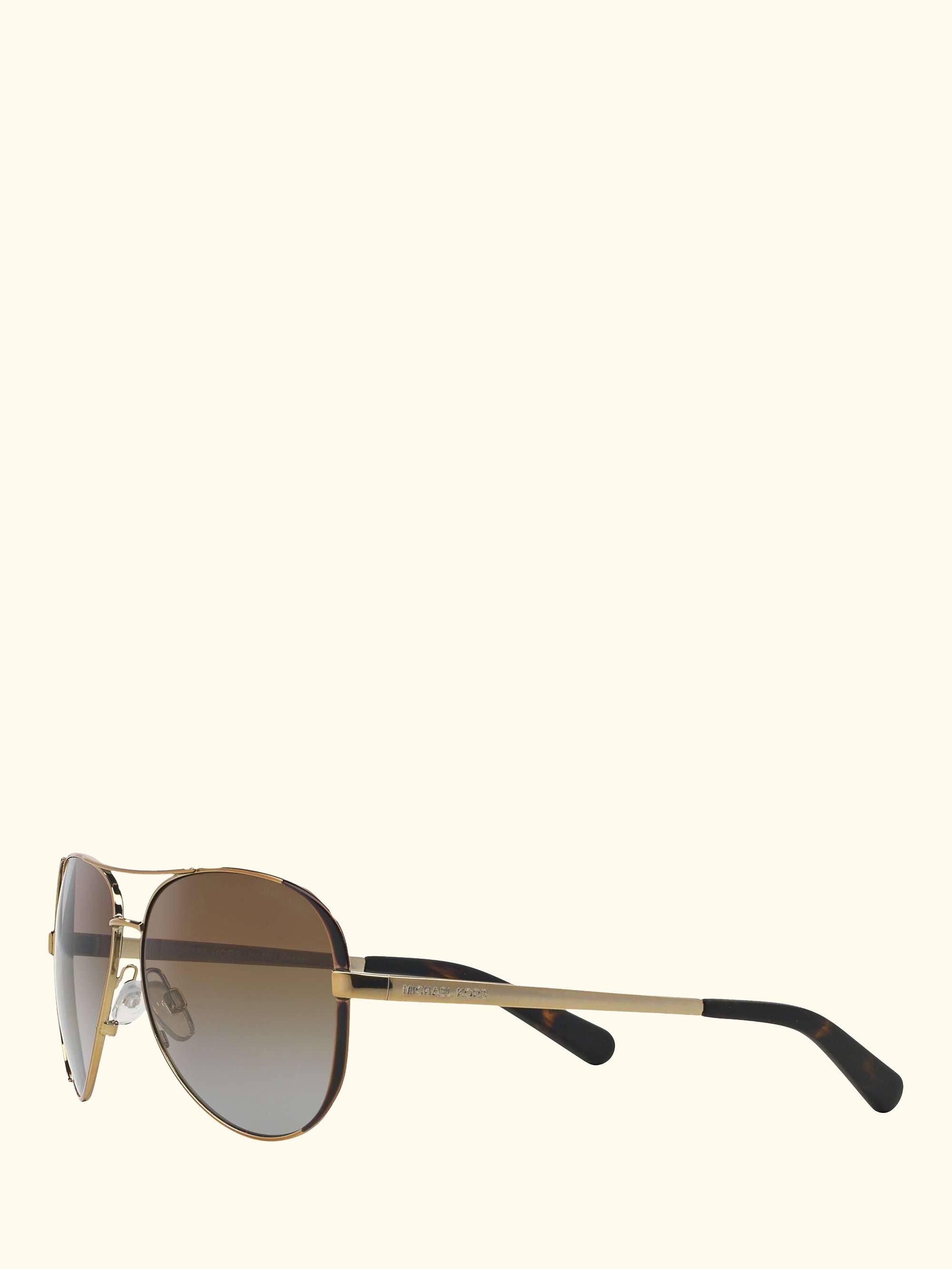 MK5004 Chelsea Polarised Aviator Sunglasses, Brown