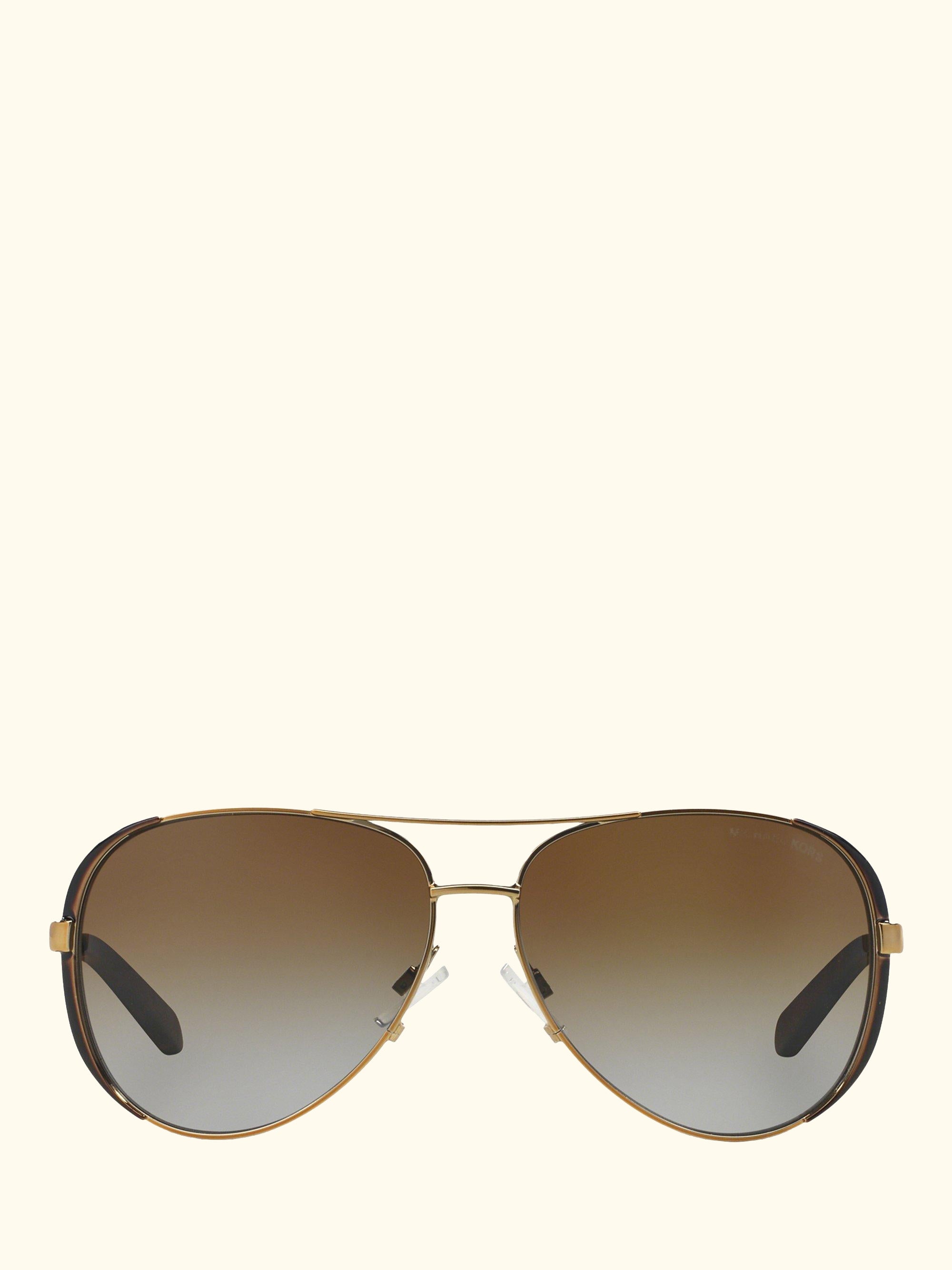 MK5004 Chelsea Polarised Aviator Sunglasses, Brown
