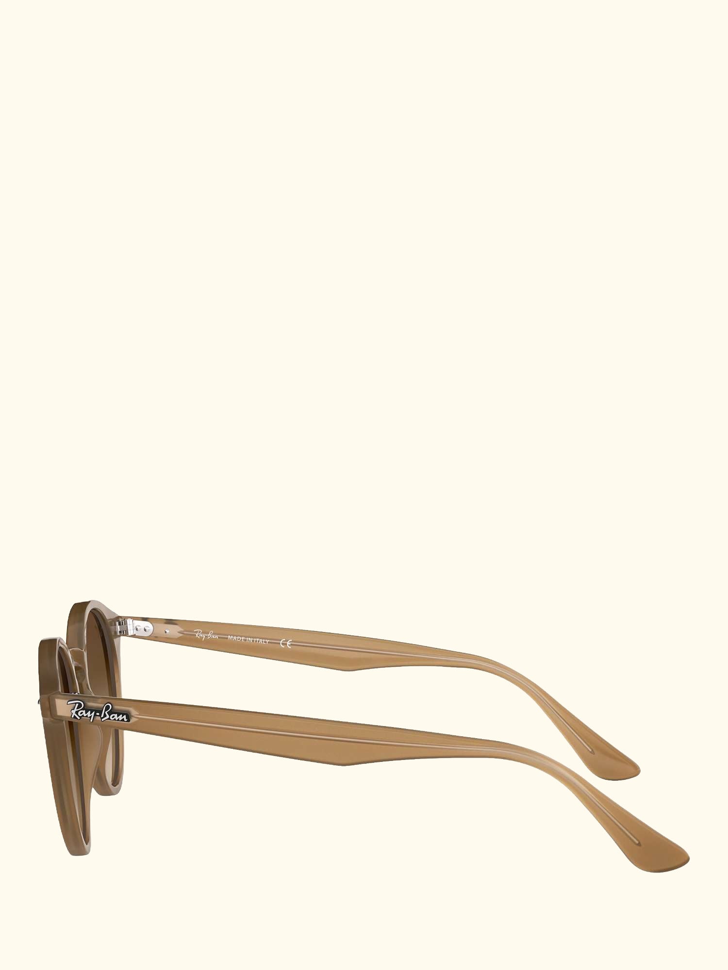 RB2180 Round Framed Sunglasses, Brown