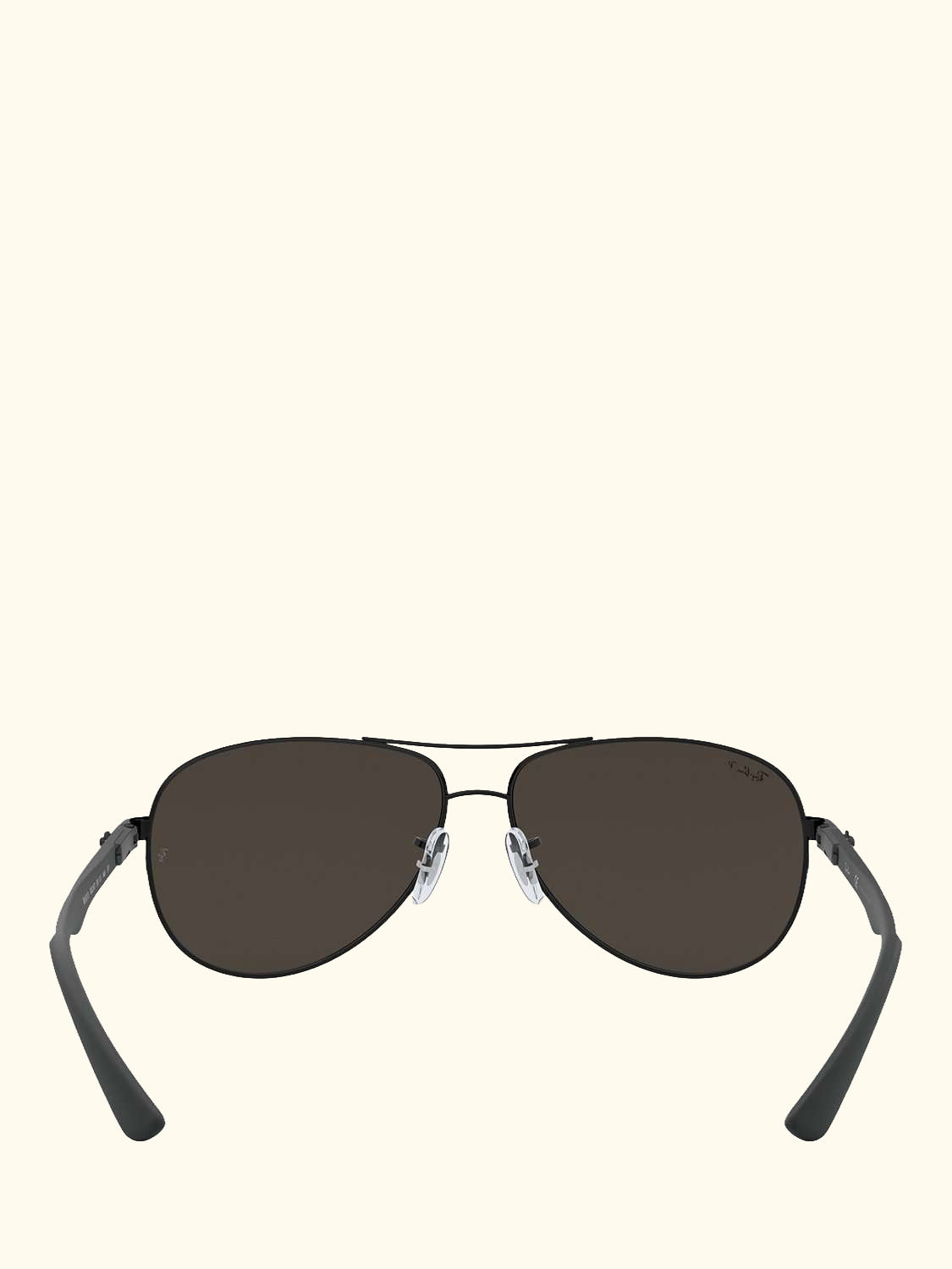 RB8313 Polarised Carbon Fibre Pilot Sunglasses, Black