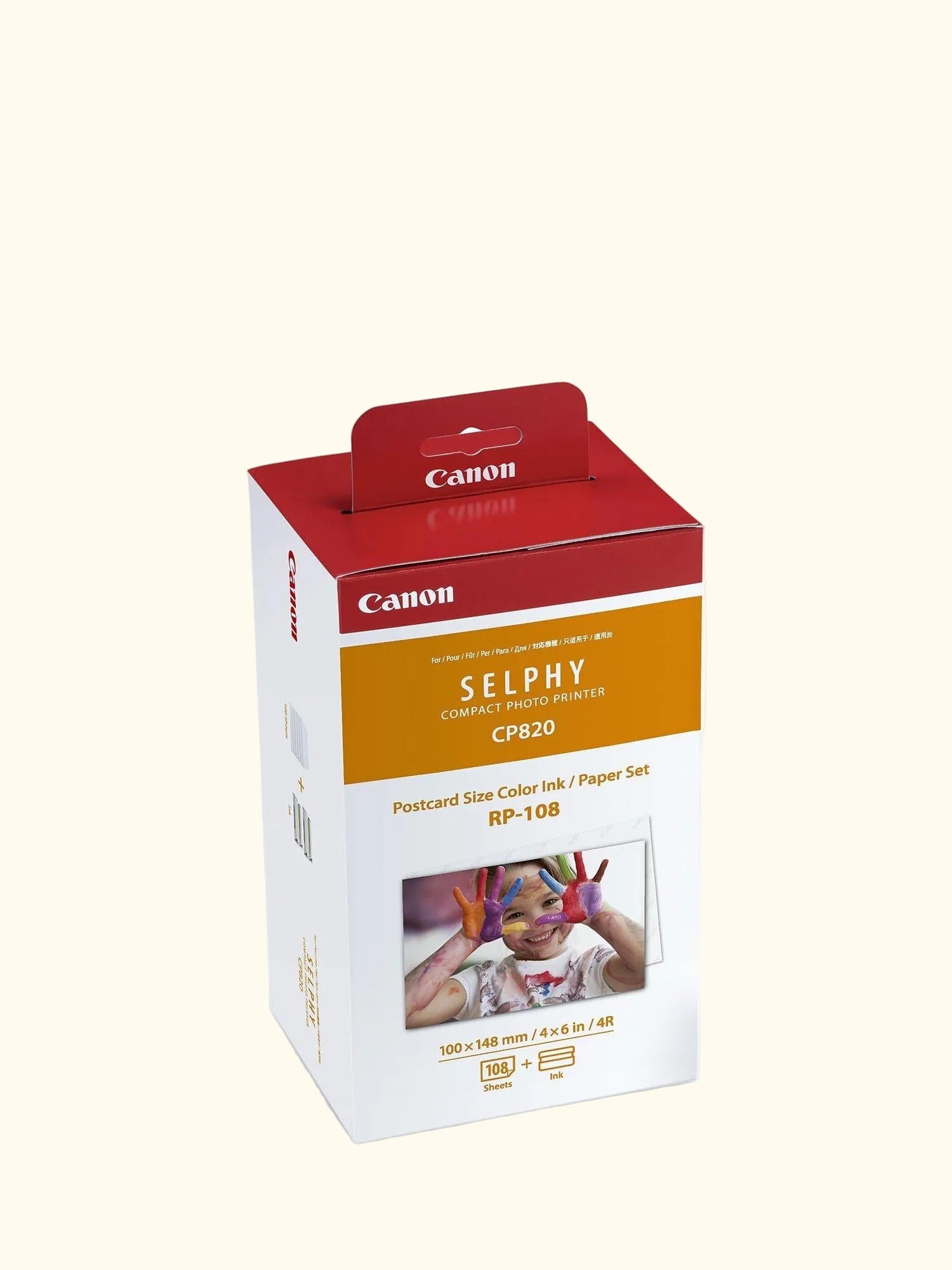 RP-108 Print Pack for SELPHY CP910, CP1200 & CP1300, 108 Prints
