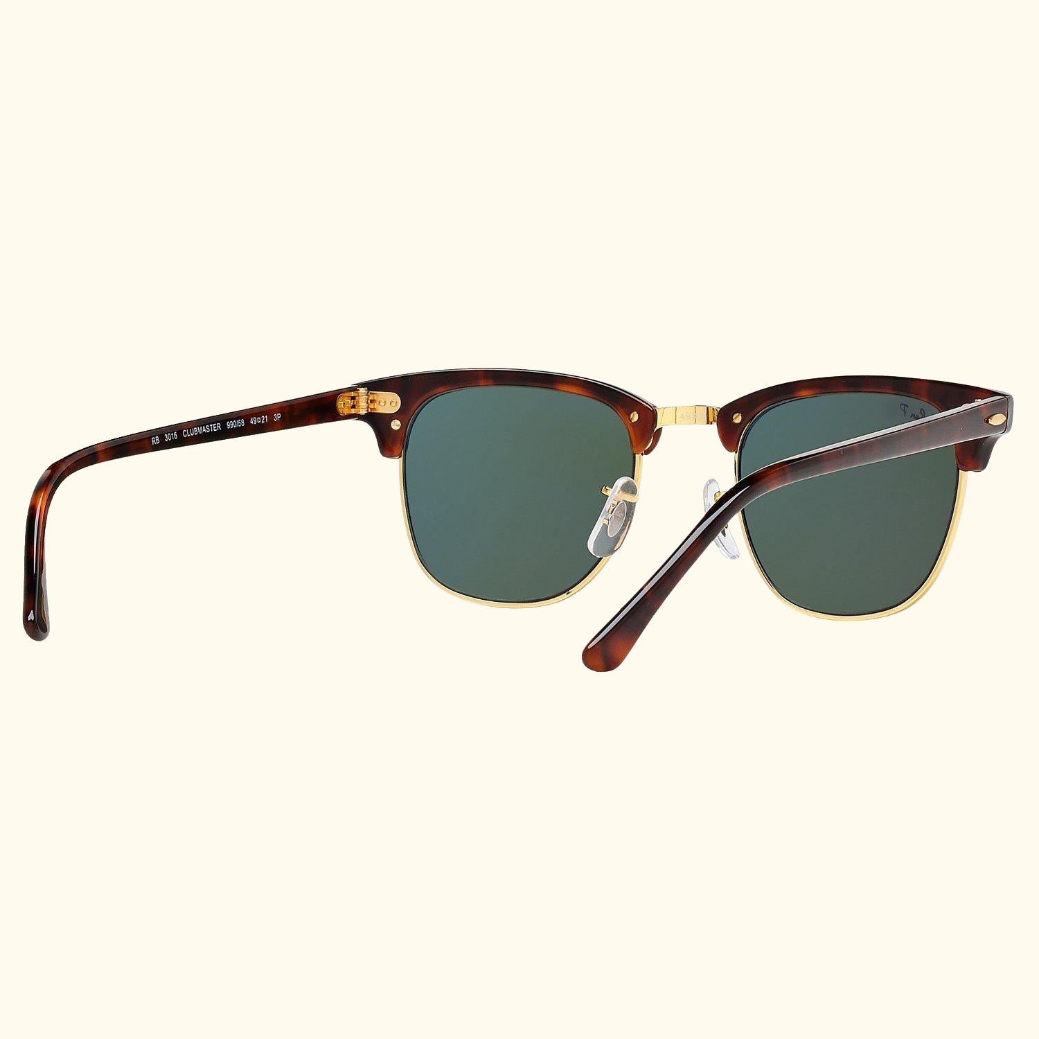 RB3016 Men's Polarised Clubmaster Sunglasses