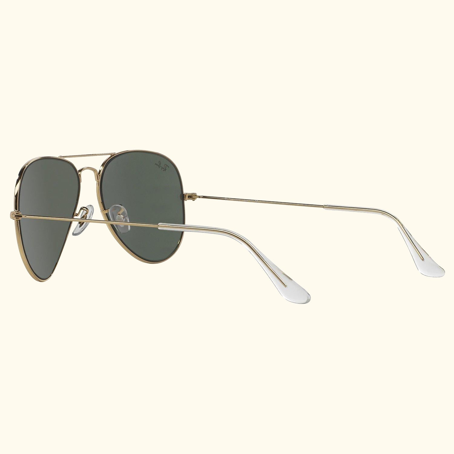 RB3025 Unisex Aviator Sunglasses, Black