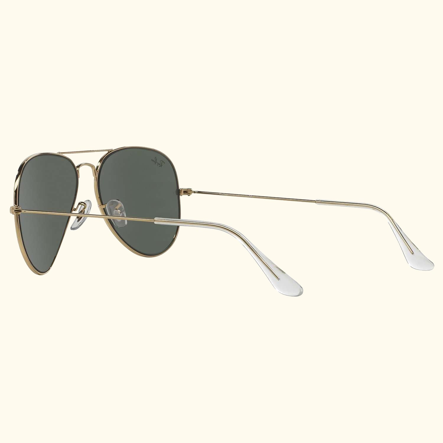 RB3025 Unisex Aviator Sunglasses, Black